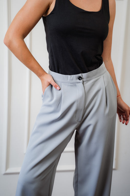 Classic Pants In Gray
