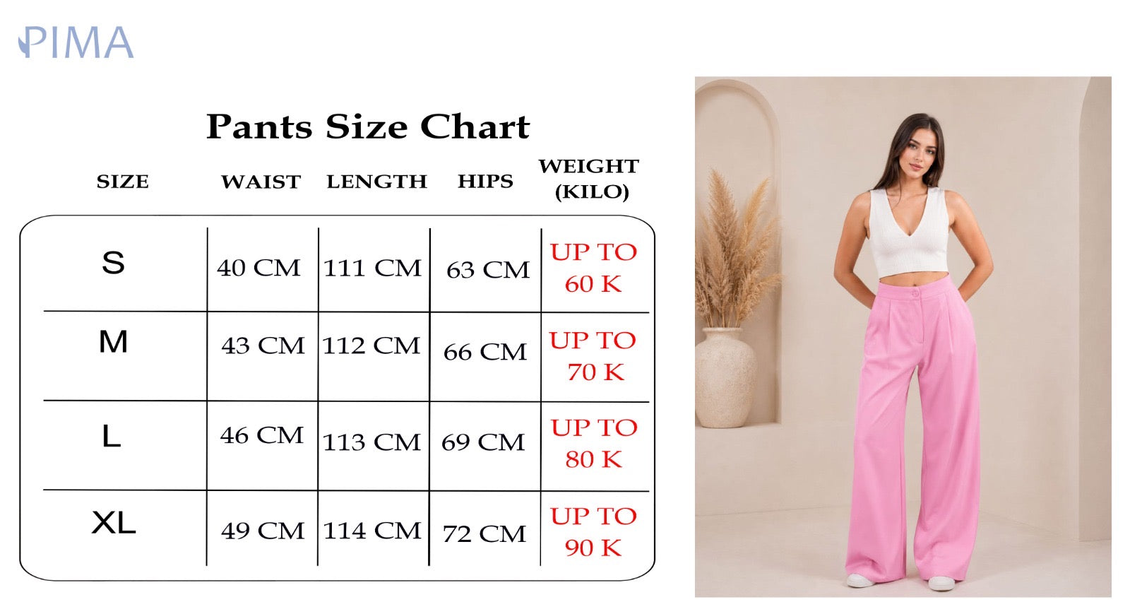 High Waist Wide Leg Pants