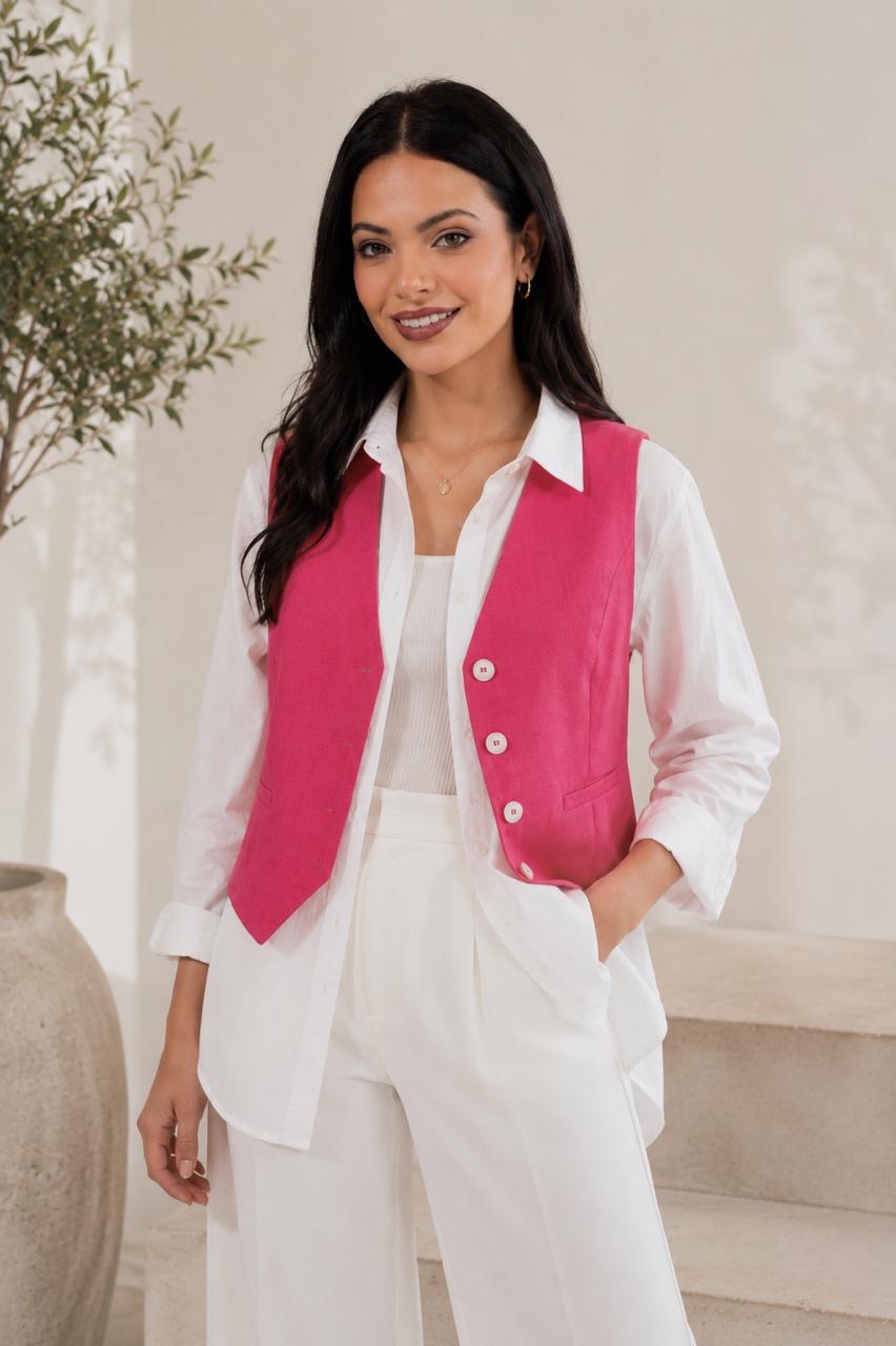 Linen Vest