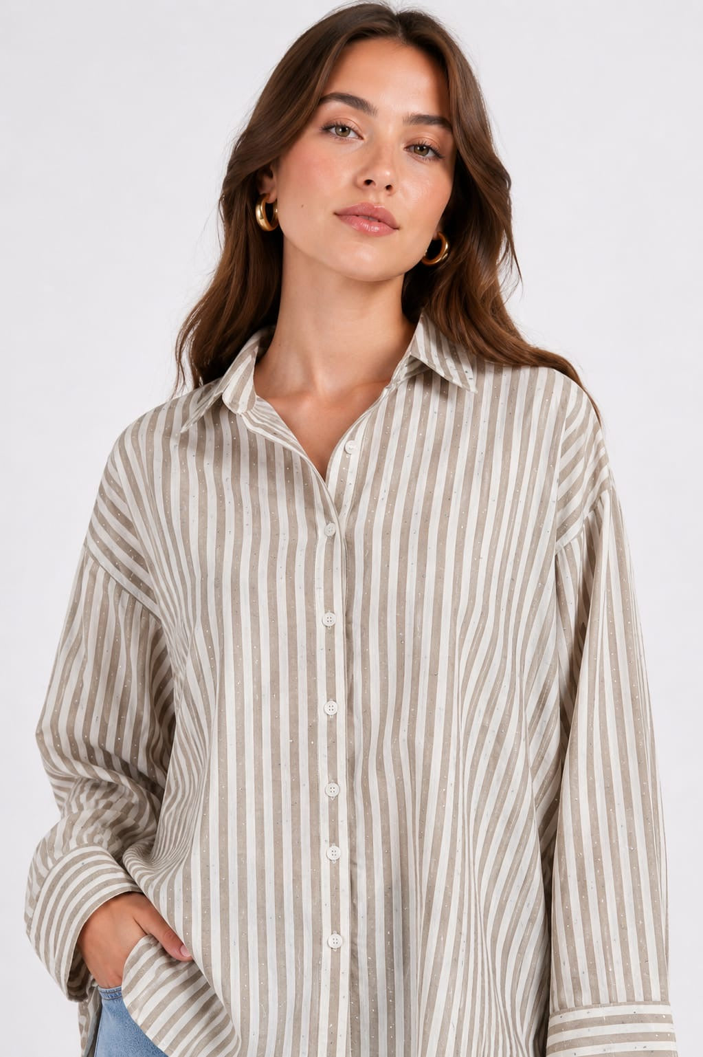 Sparkle Linen Shirt