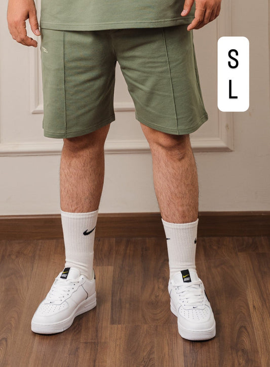 Men Elastic Short In Olive