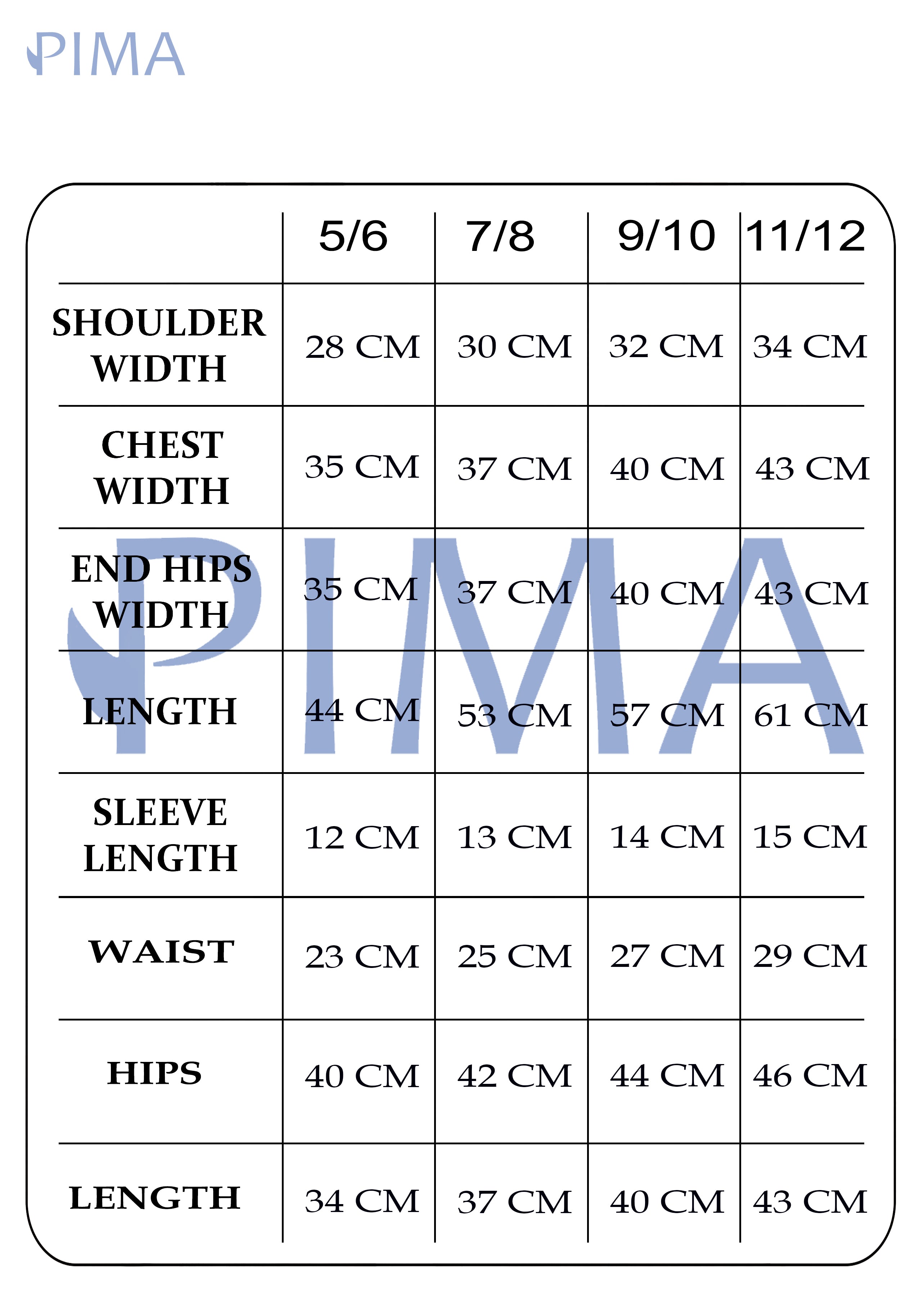 Flory Girls Pajamas Set