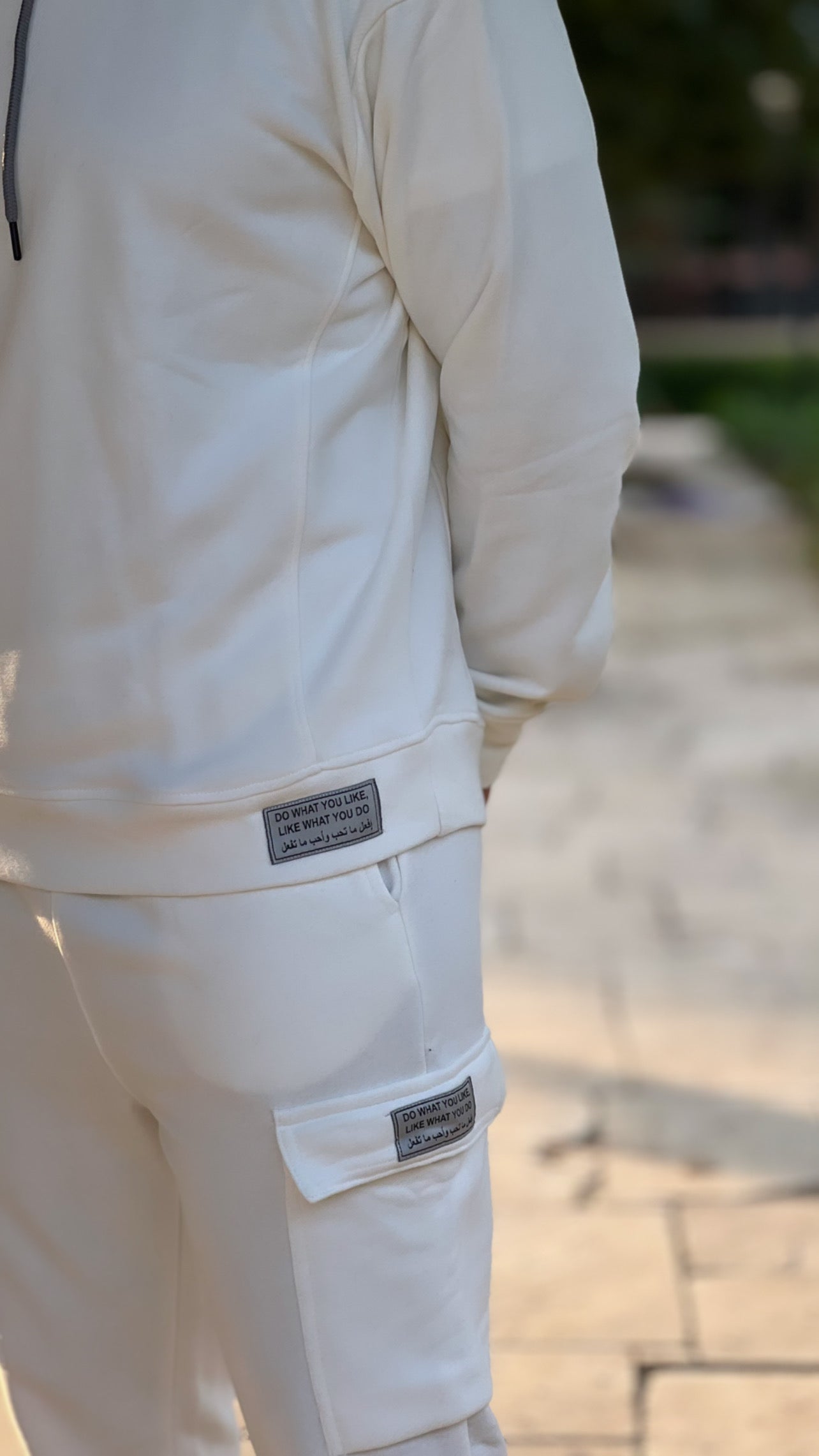 Cotton Cargo Set In White