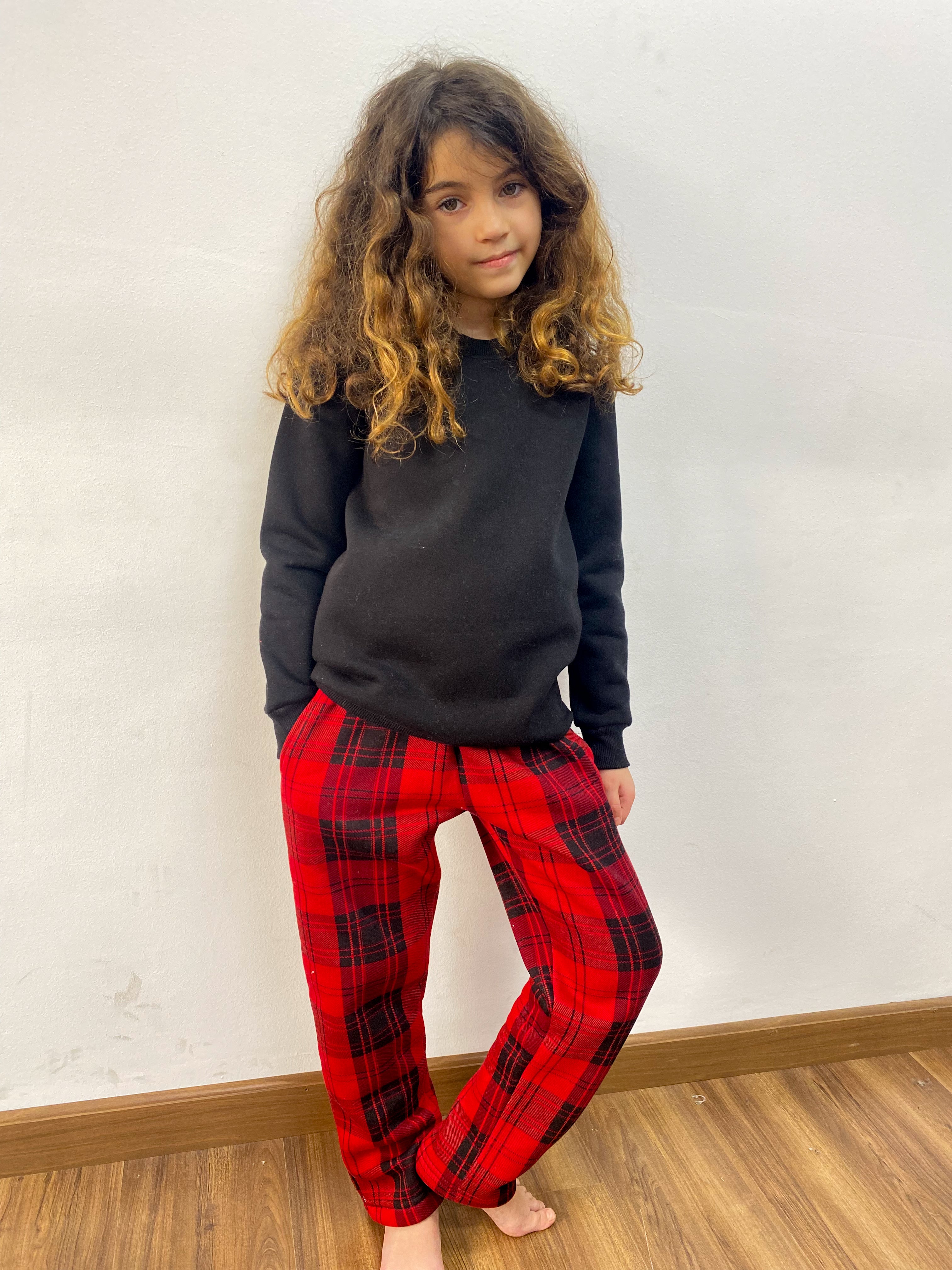 Plaid Pajama For Kids