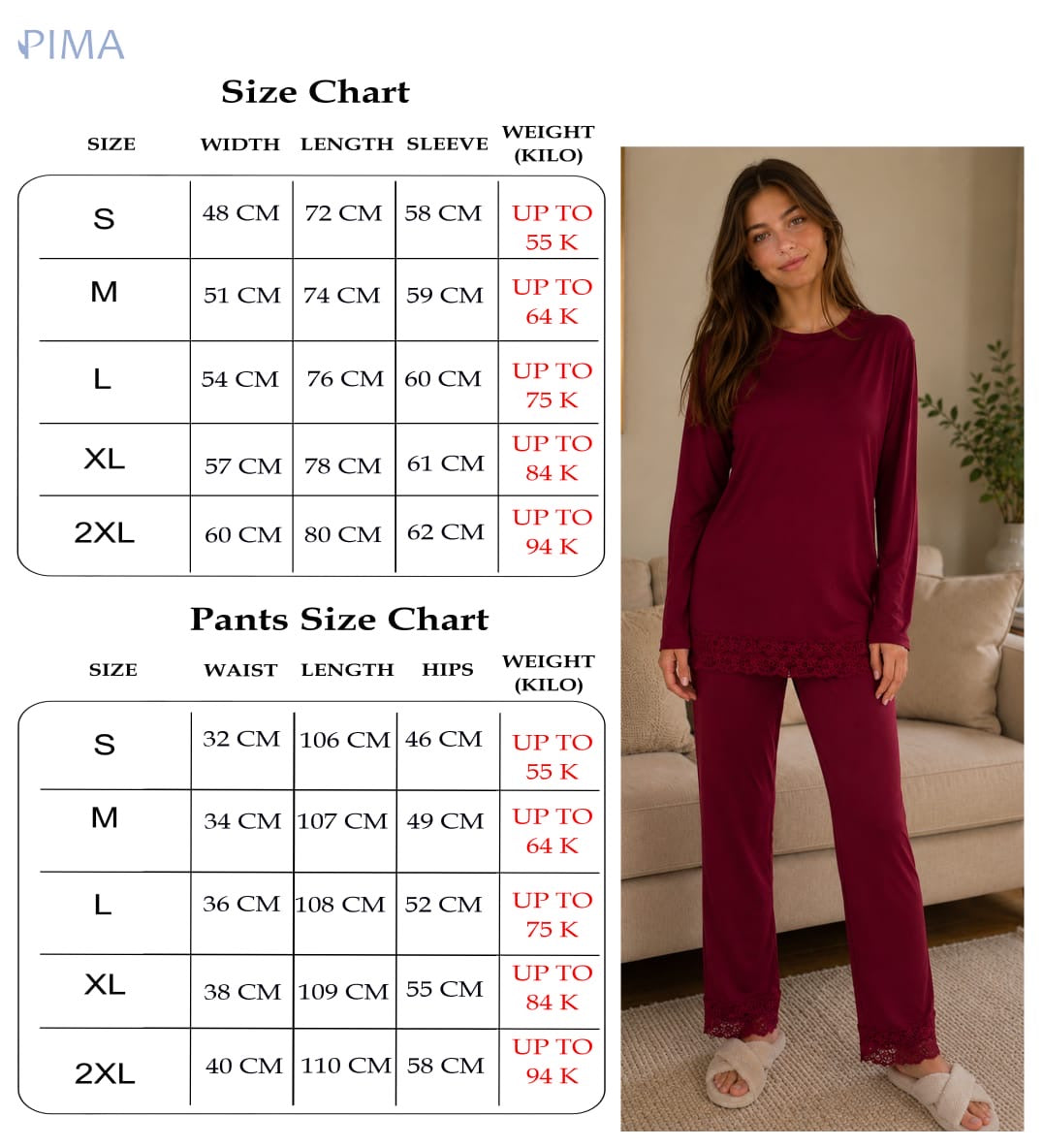 Lace pajama