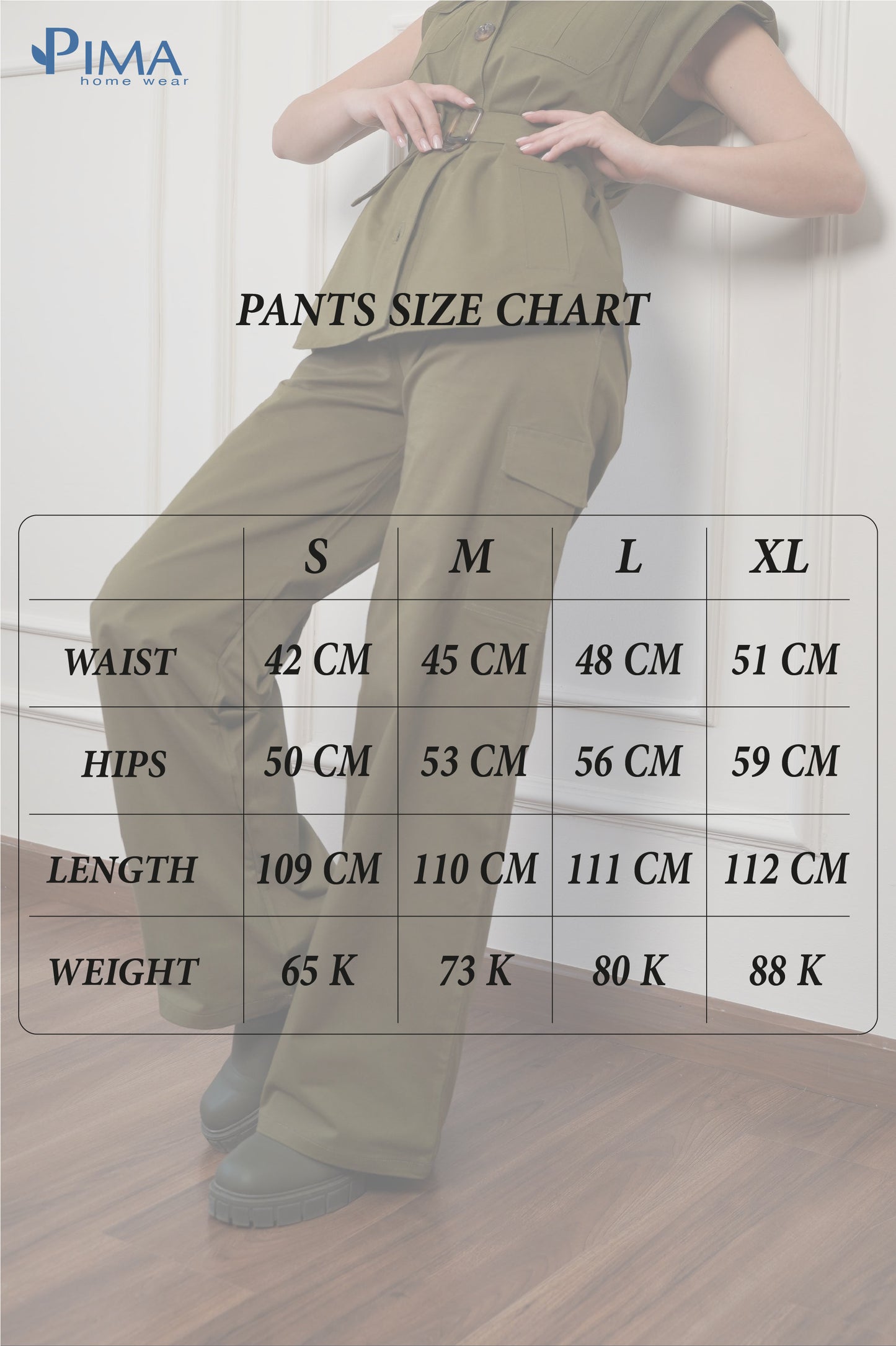 Olive Gabardine Cargo Pants