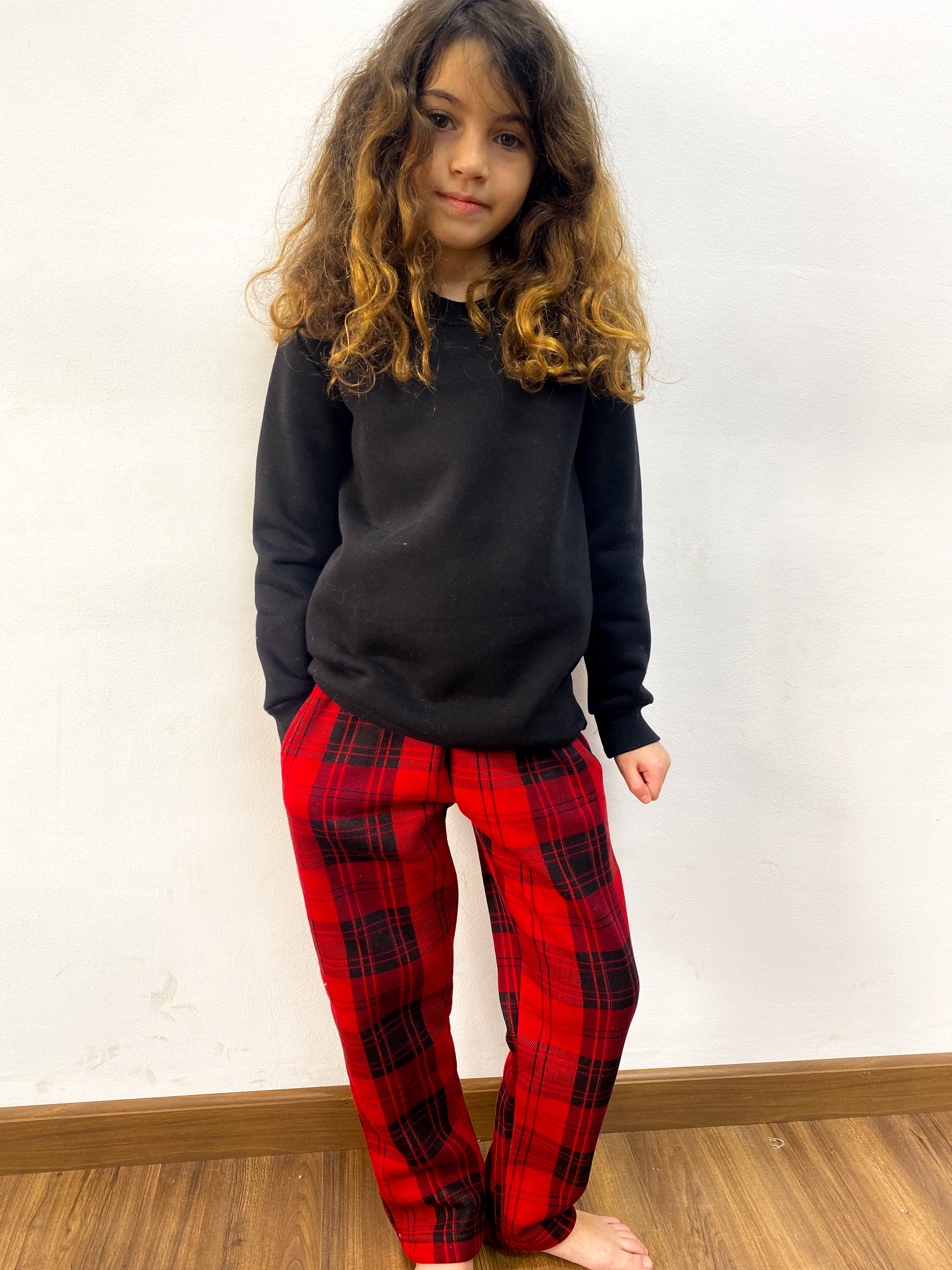 Plaid Pajama For Kids