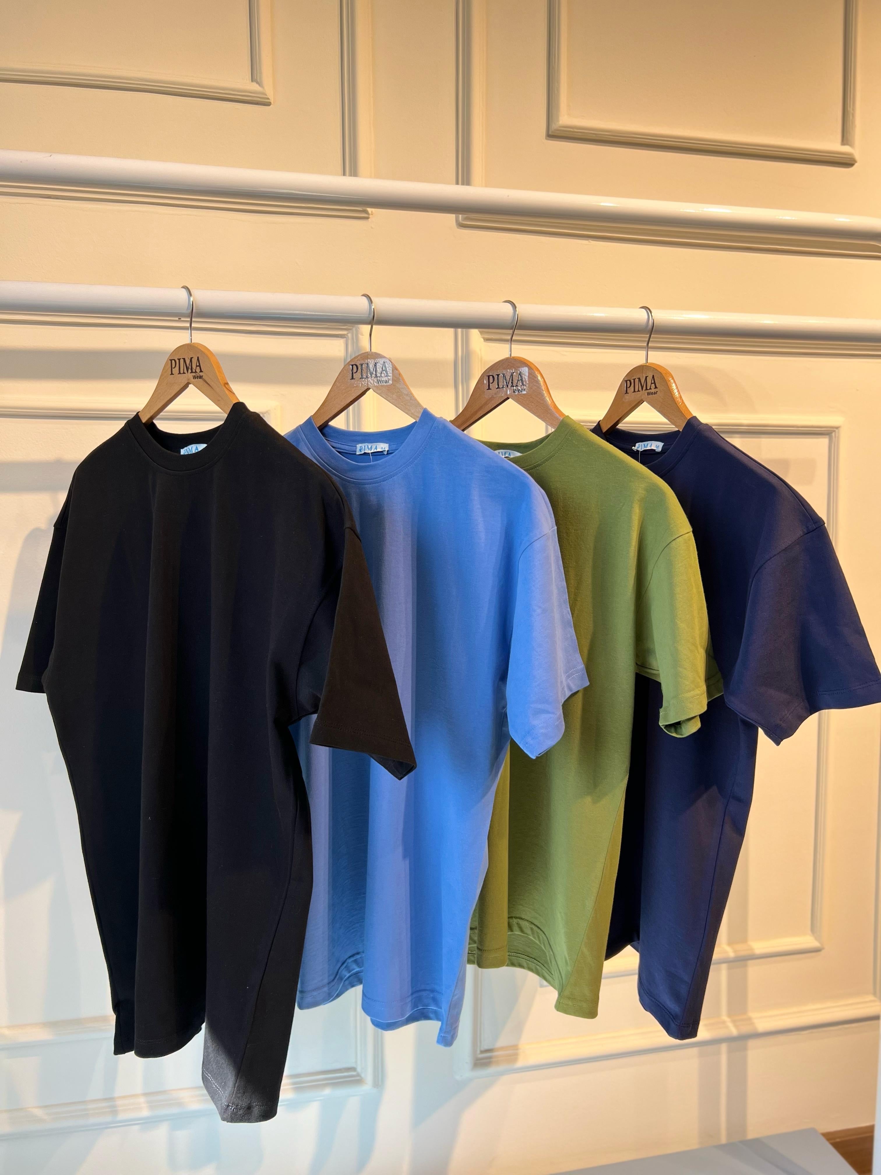 Basic Men T-Shirt In Blue