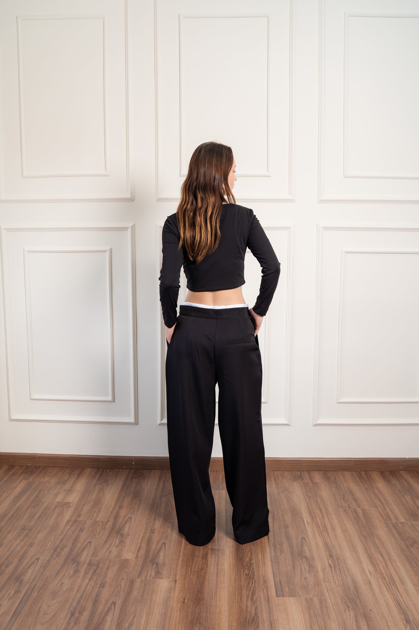 Boxer Trousers In Black