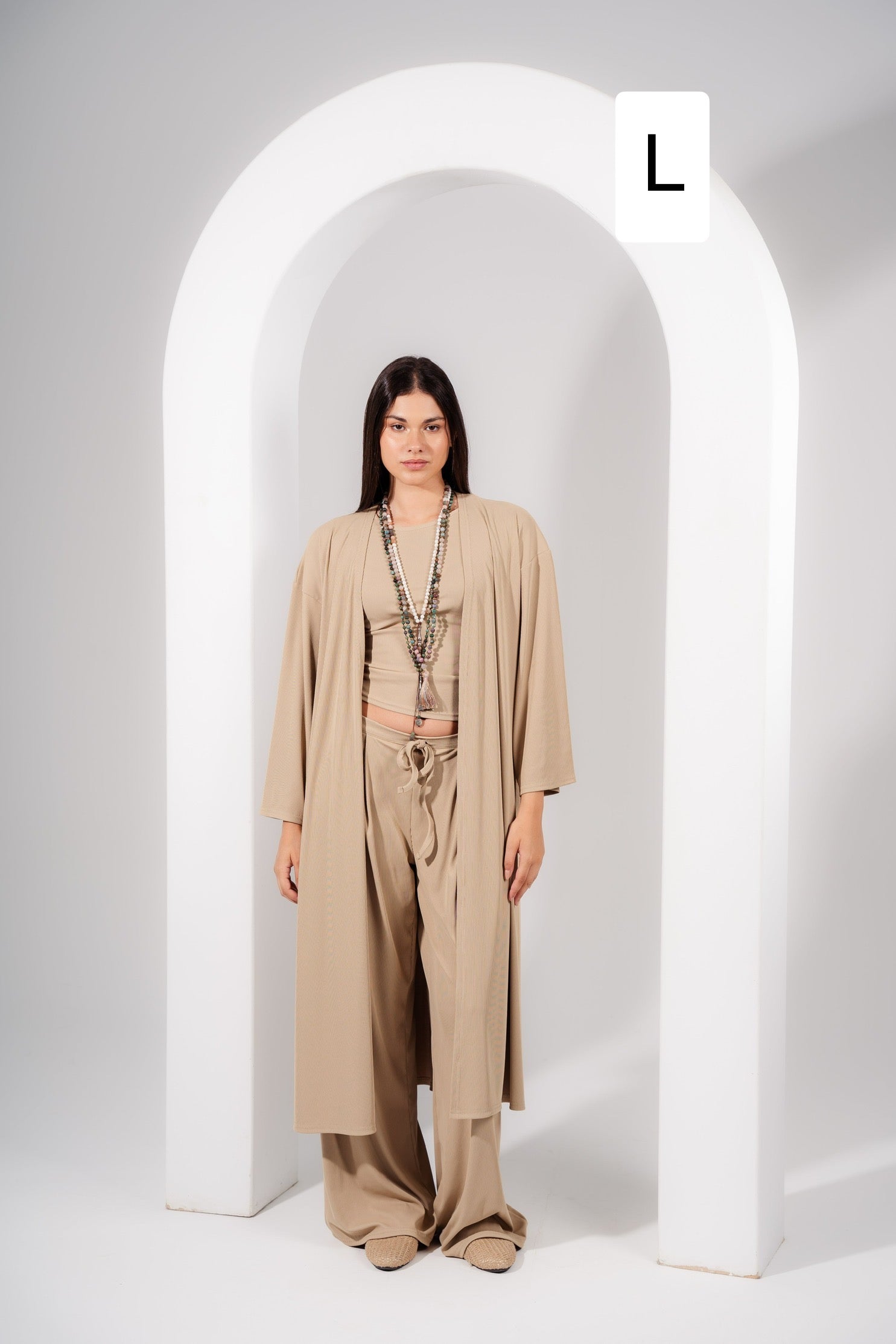 Cardigan Trio | Beige