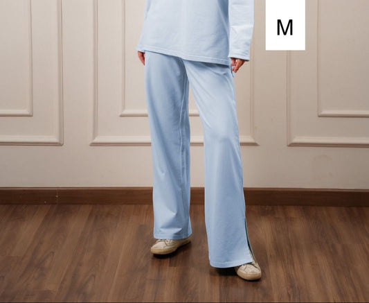 Cotton Everyday Pants |Light-Blue