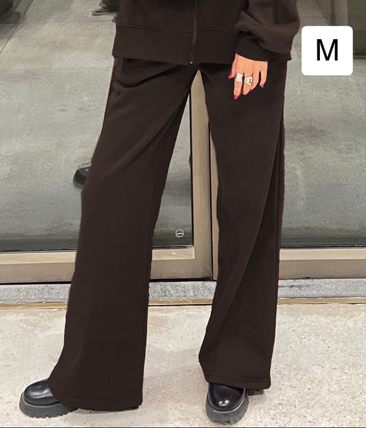 Comfy Wide LegPants | Brown