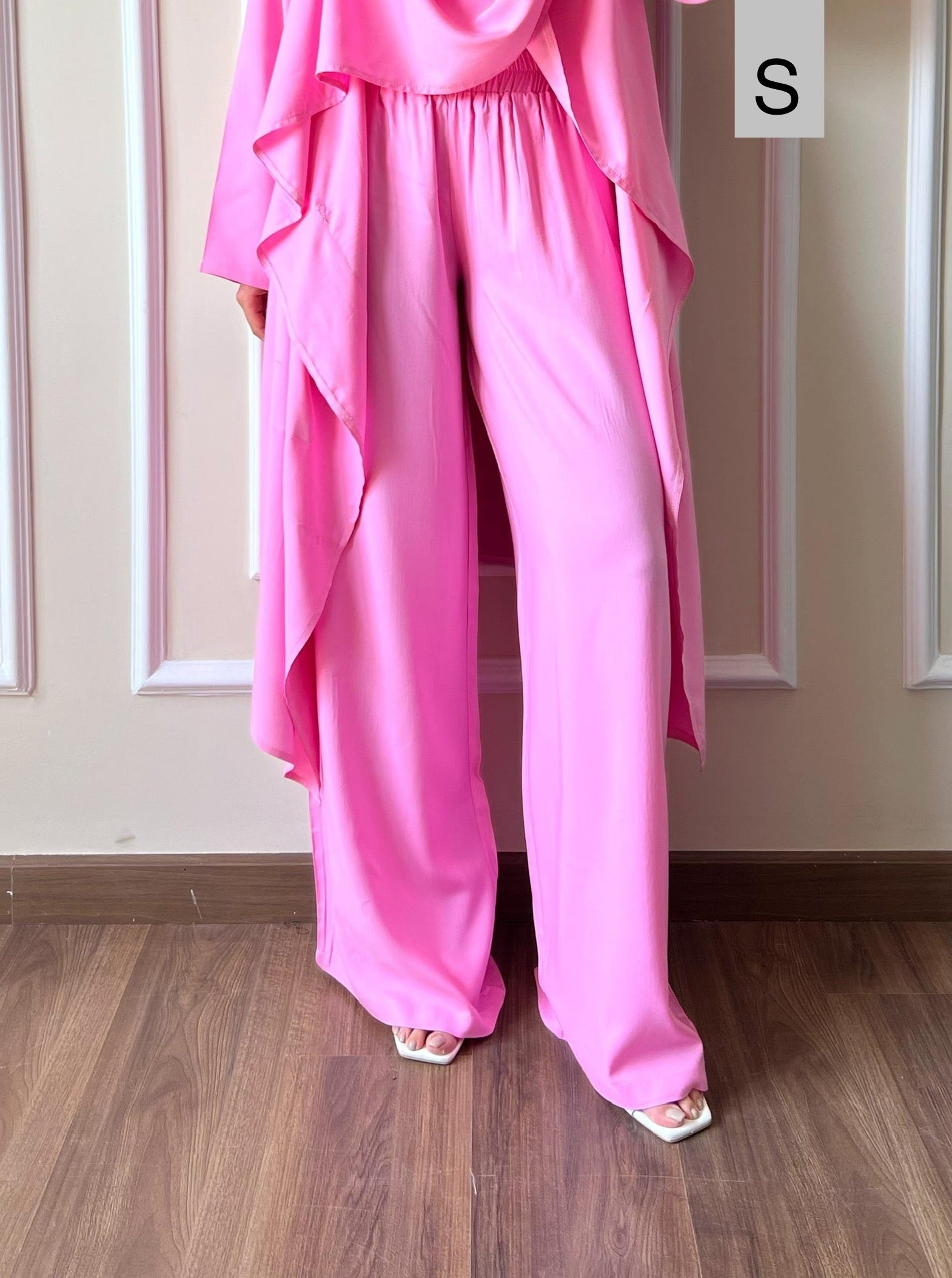 Wrap It Up Kimono Pants In Pink
