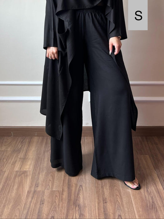 Wrap It Up Kimono Pants In Black