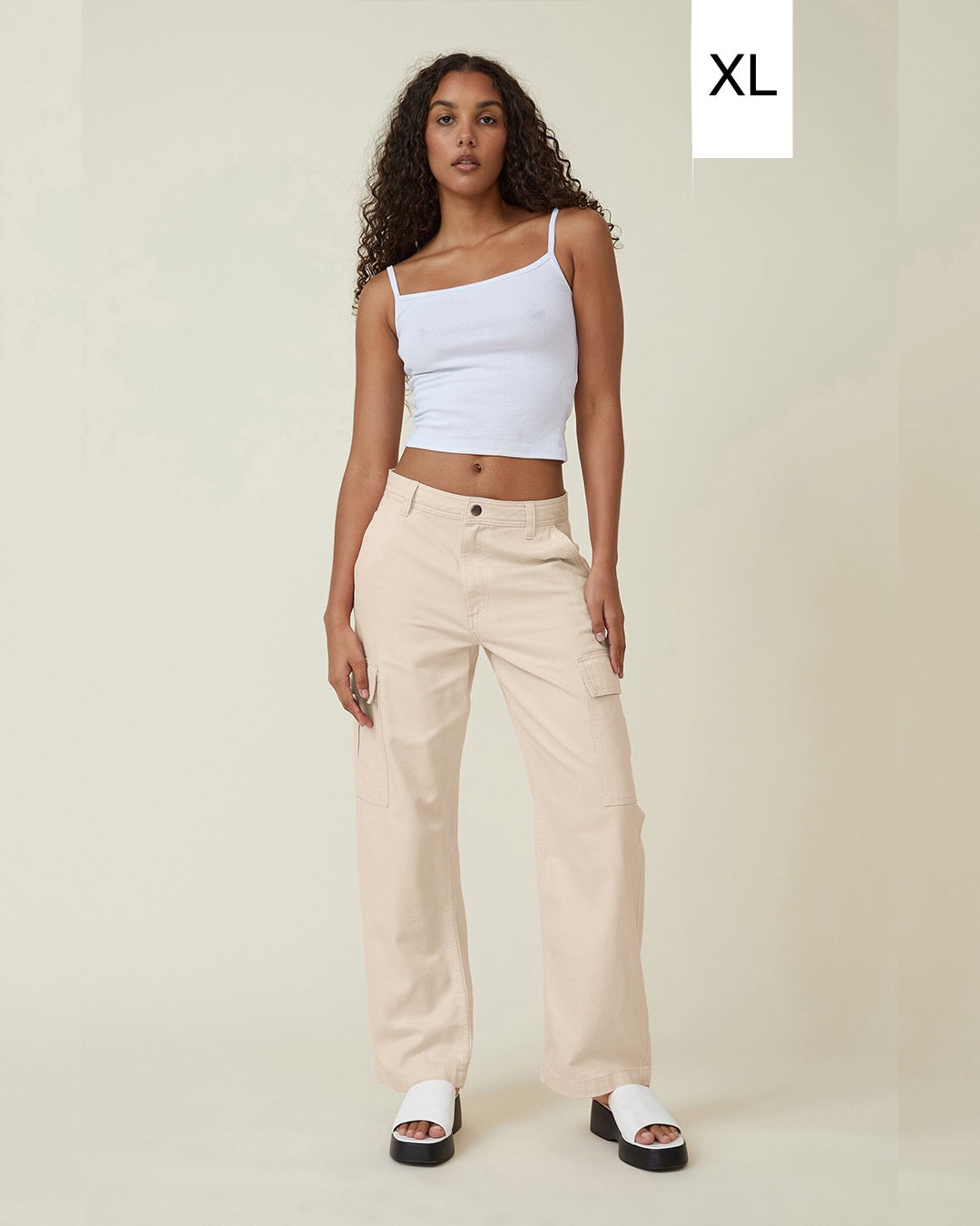 Cargo Pants In Beige