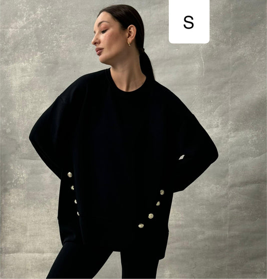 Modal Button Shirt In Black