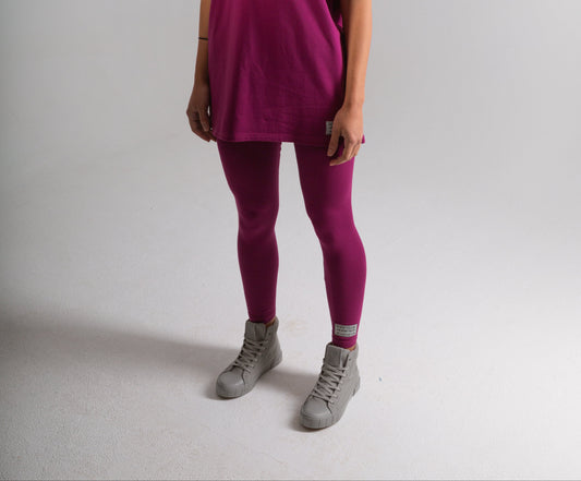 Active Legging In Burgundy