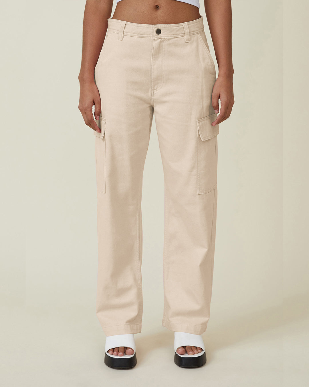 Cargo Pants In Beige