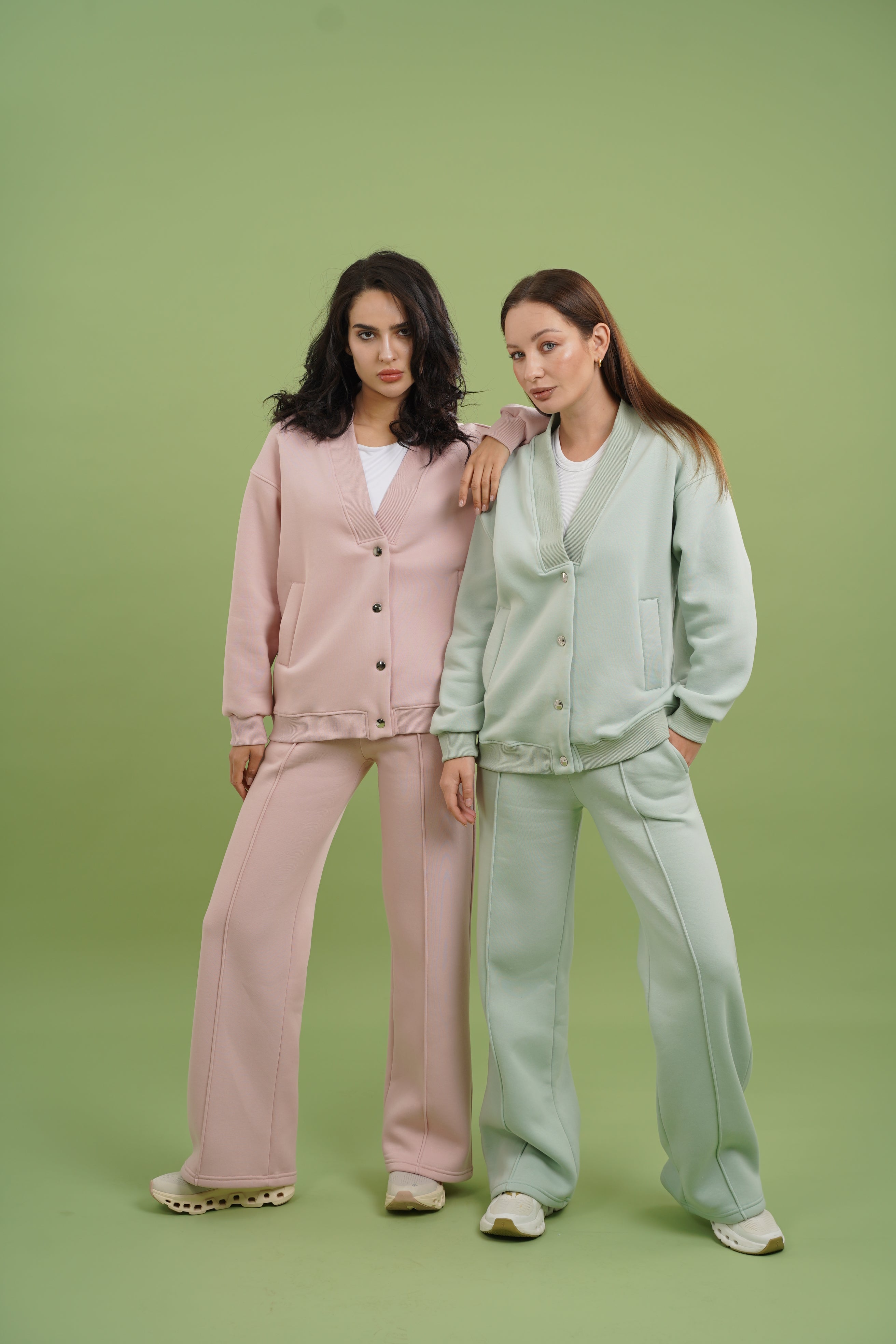 Dropped Shoulder Button Set