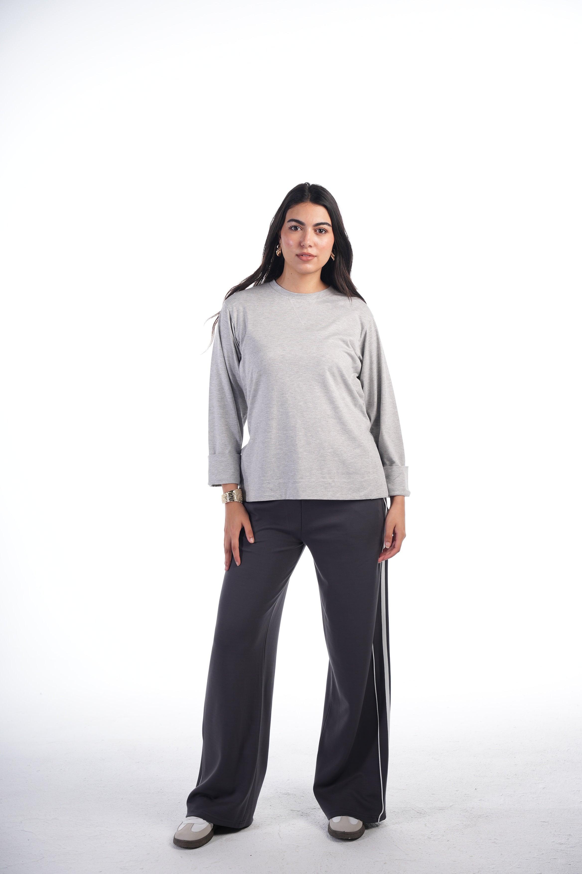 Folded Sleeves T-Shirt