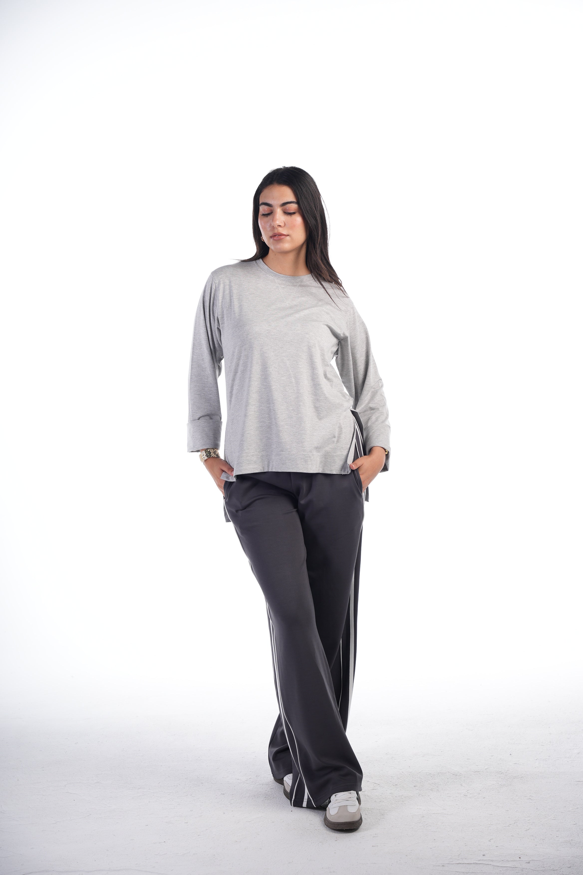 Folded Sleeves T-Shirt