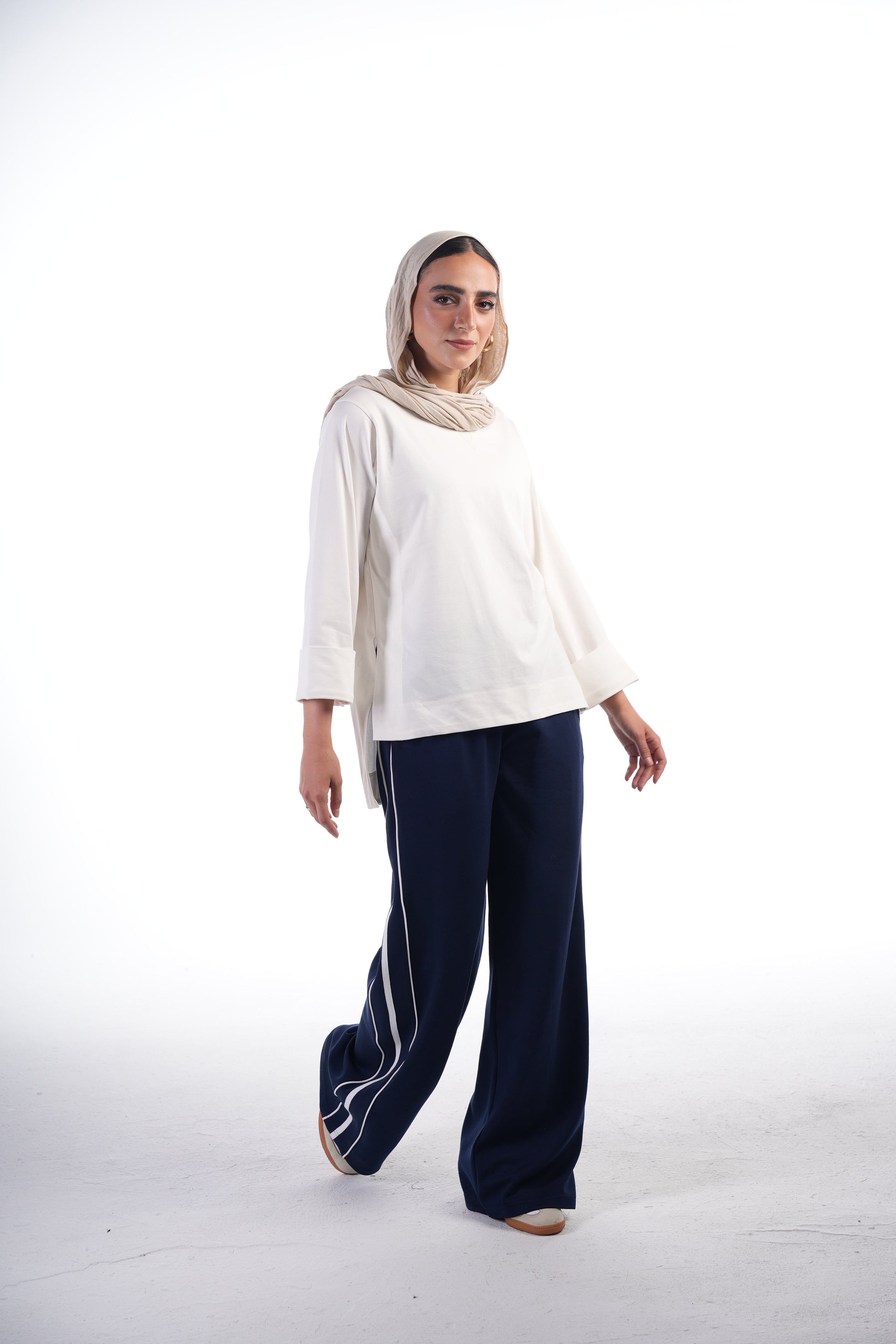 Folded Sleeves T-Shirt