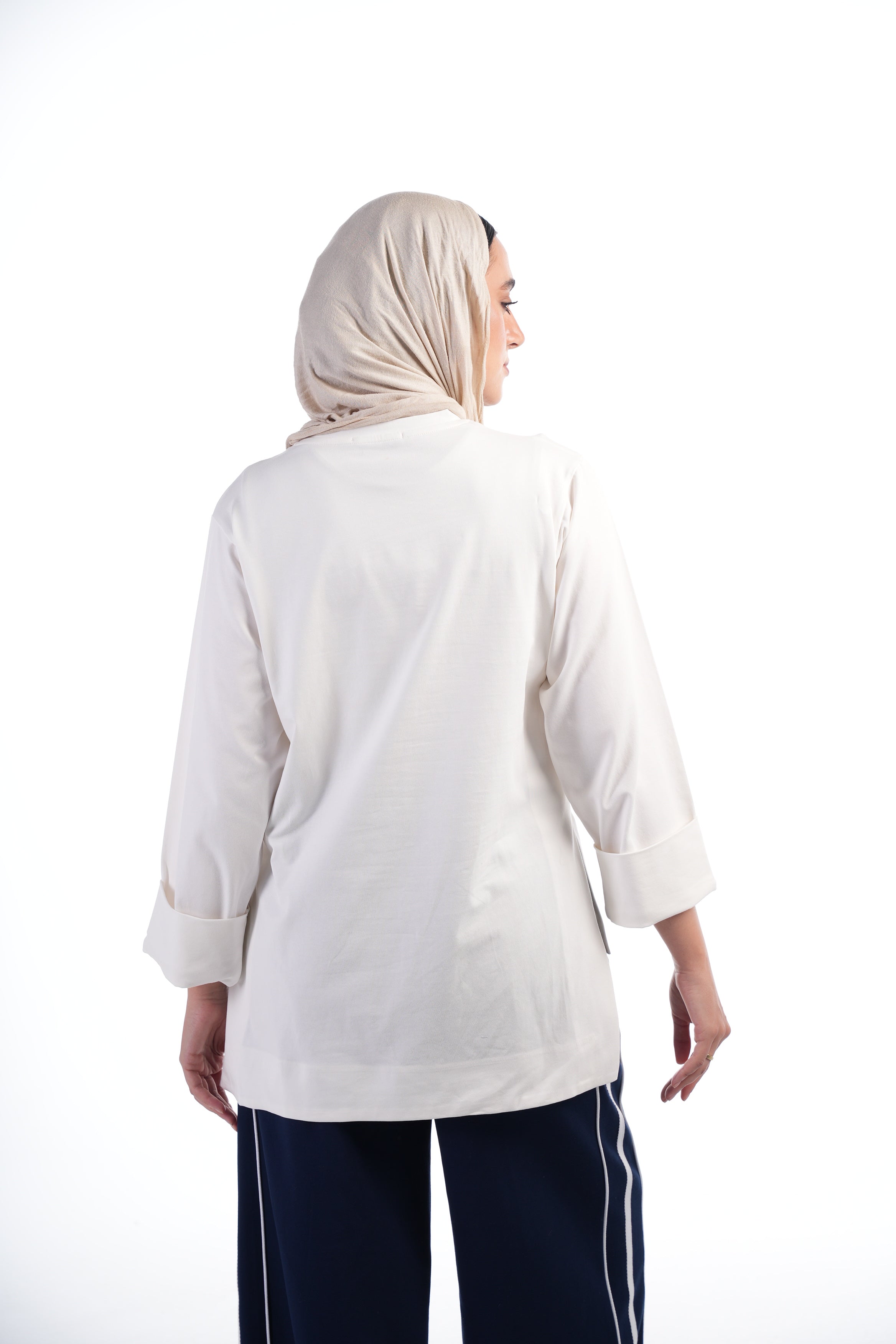 Folded Sleeves T-Shirt
