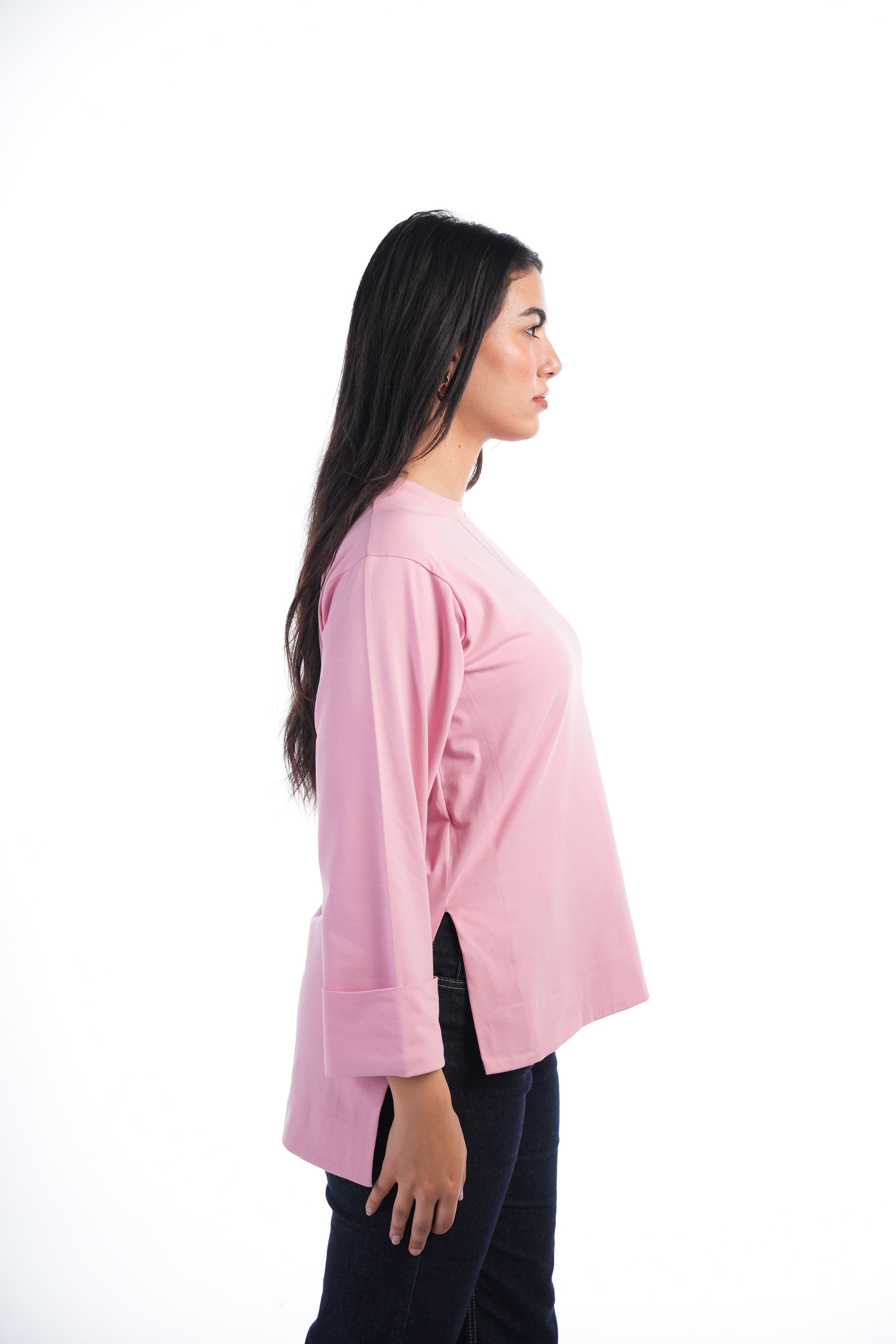 Folded Sleeves T-Shirt