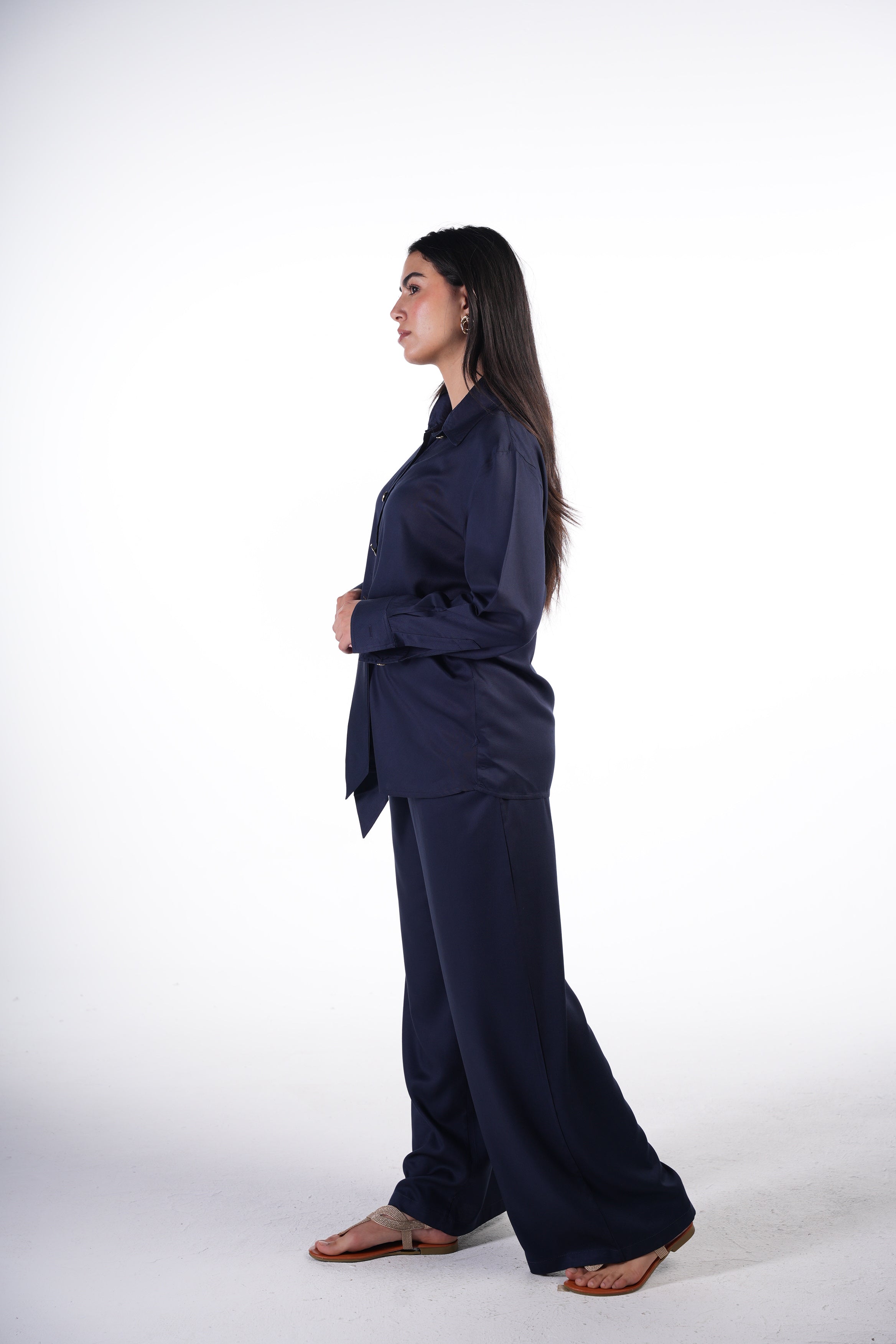 Knotted Shirt Set