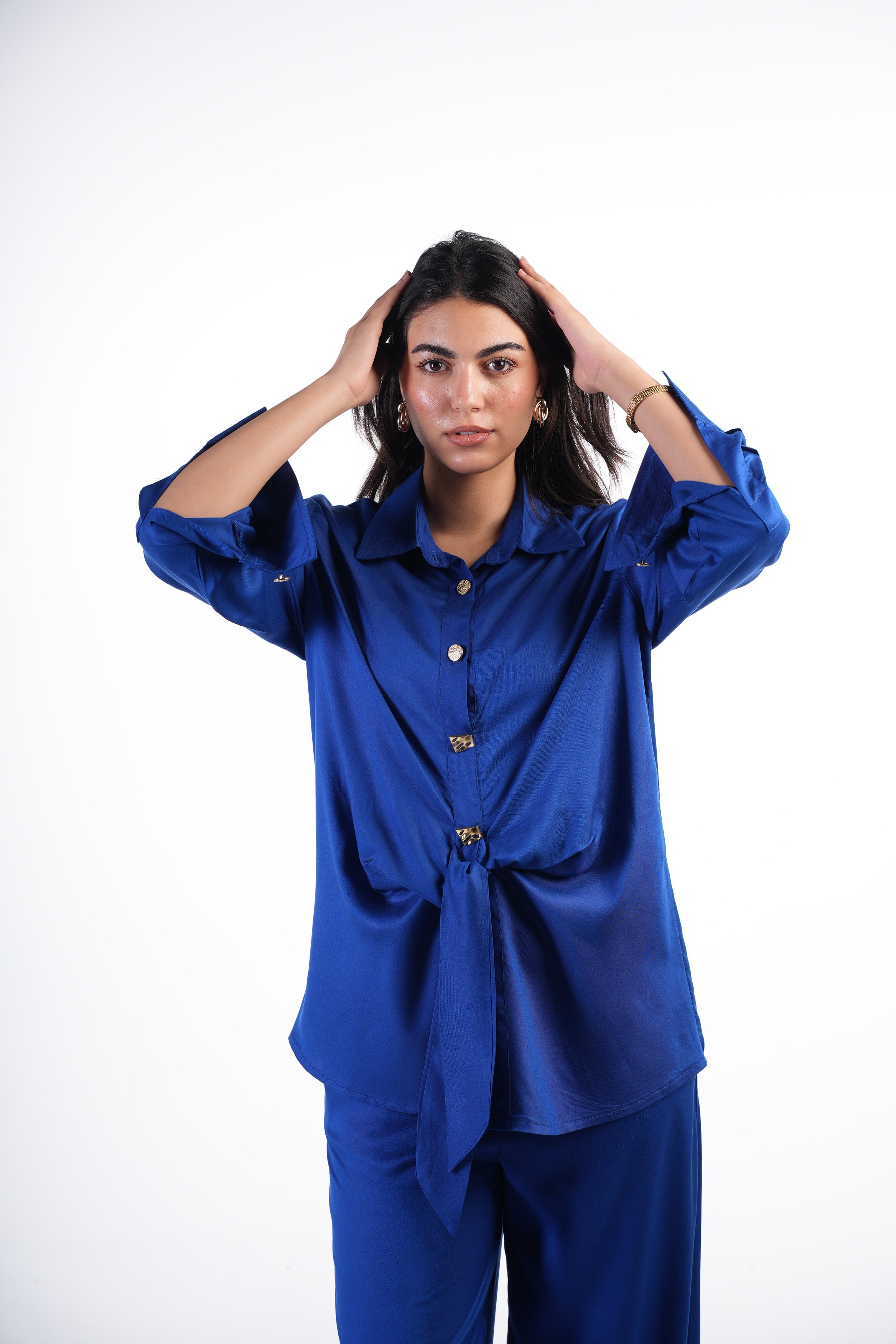 Knotted Shirt Set