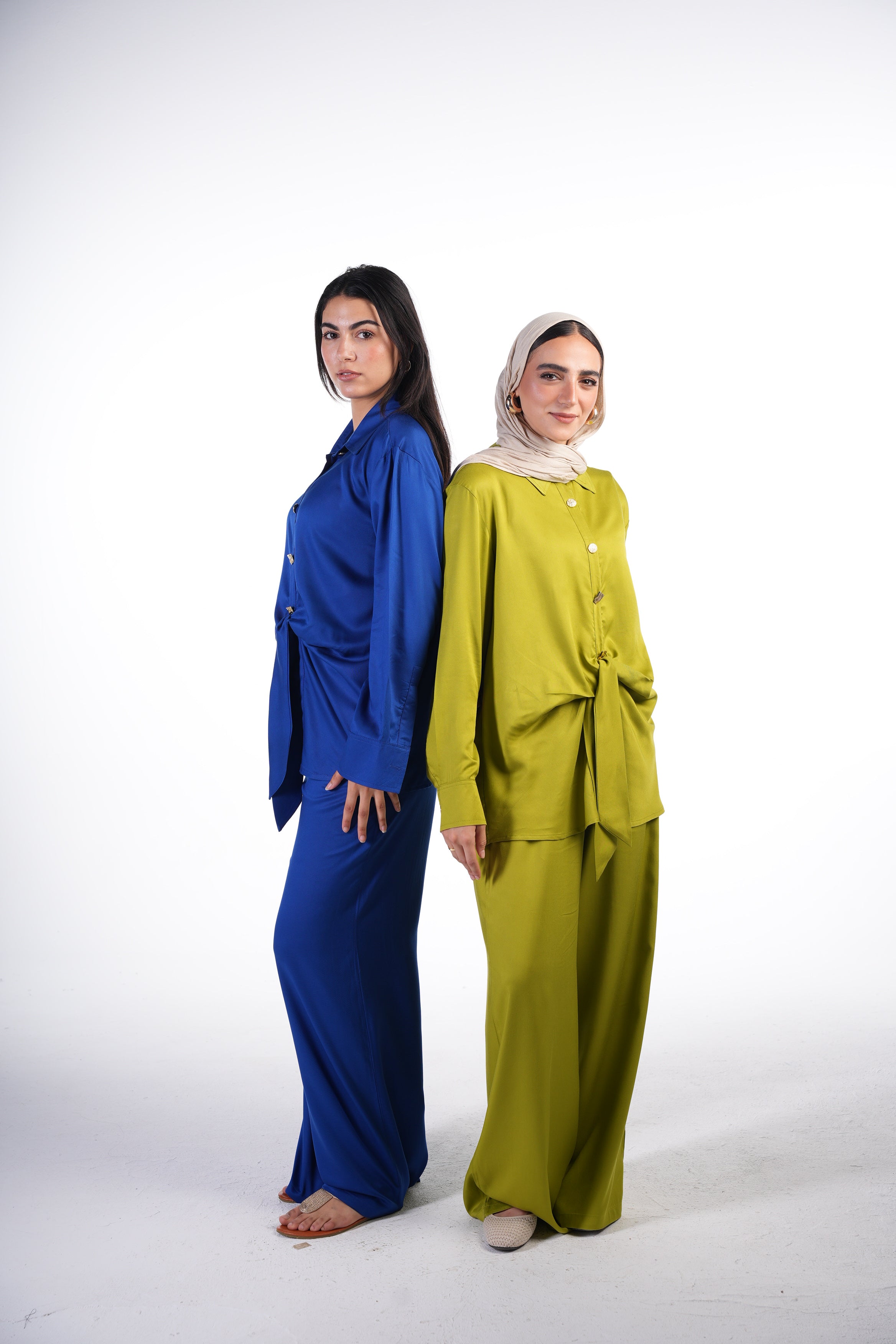 Knotted Shirt Set