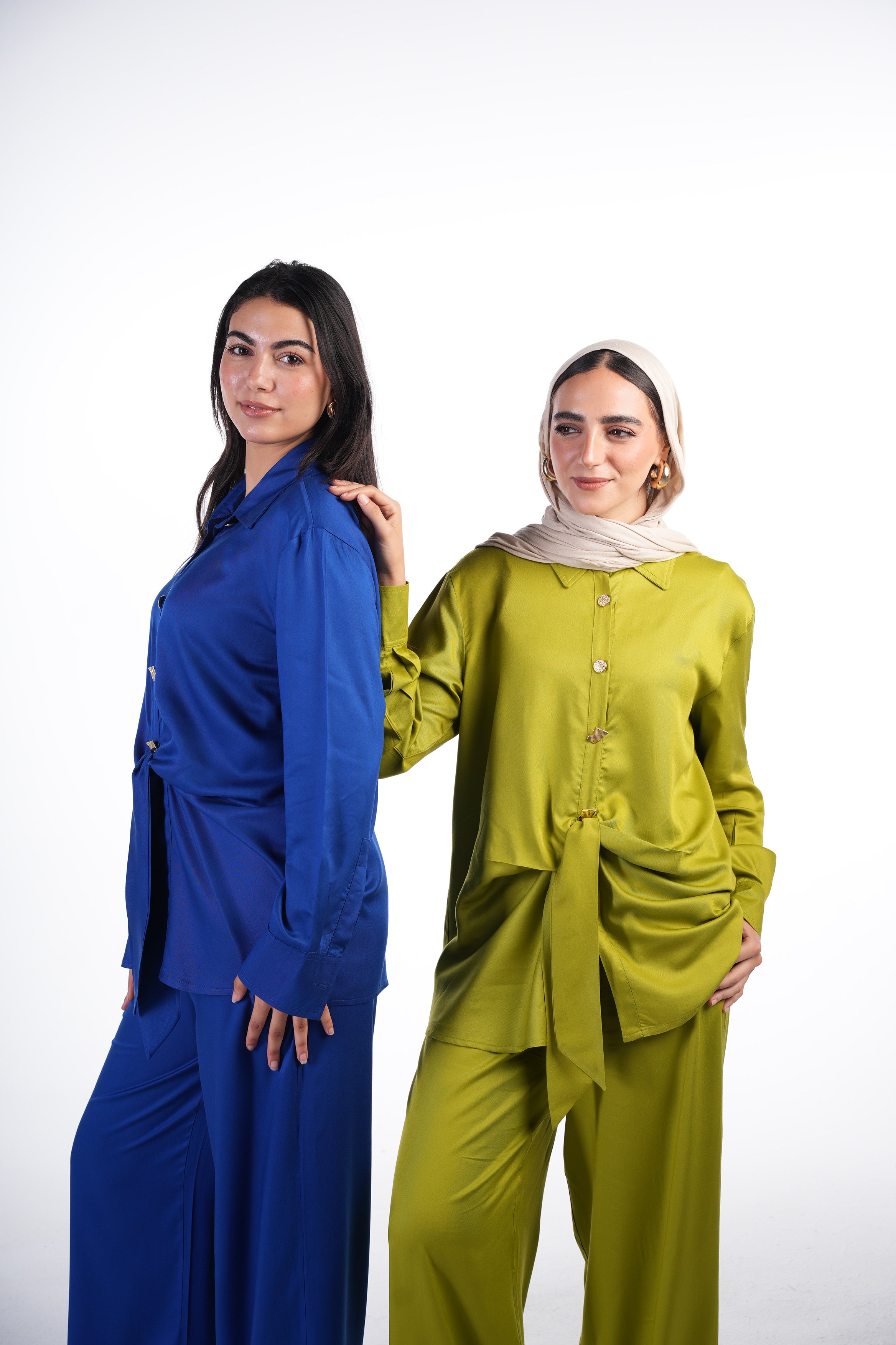 Knotted Shirt Set