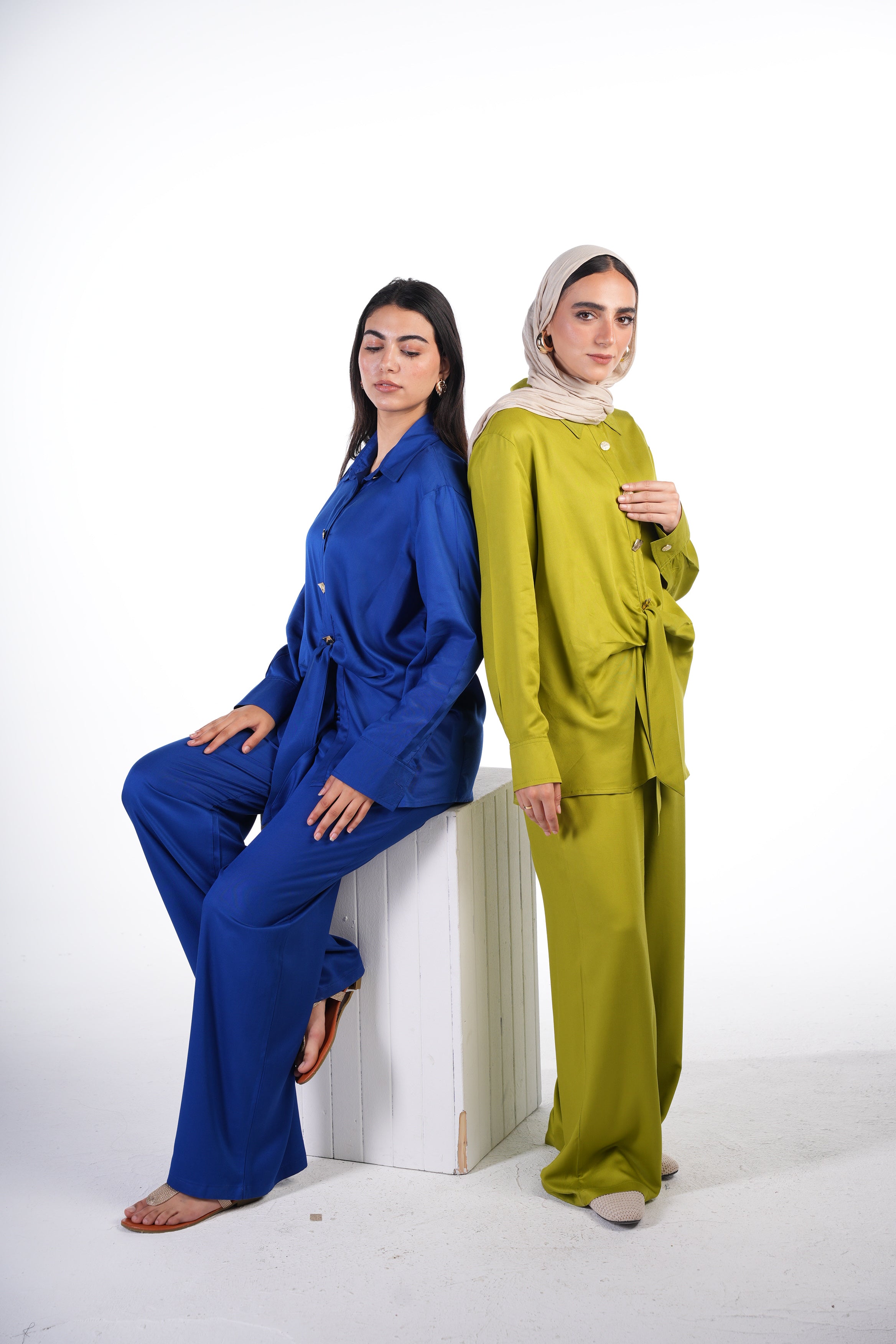 Knotted Shirt Set