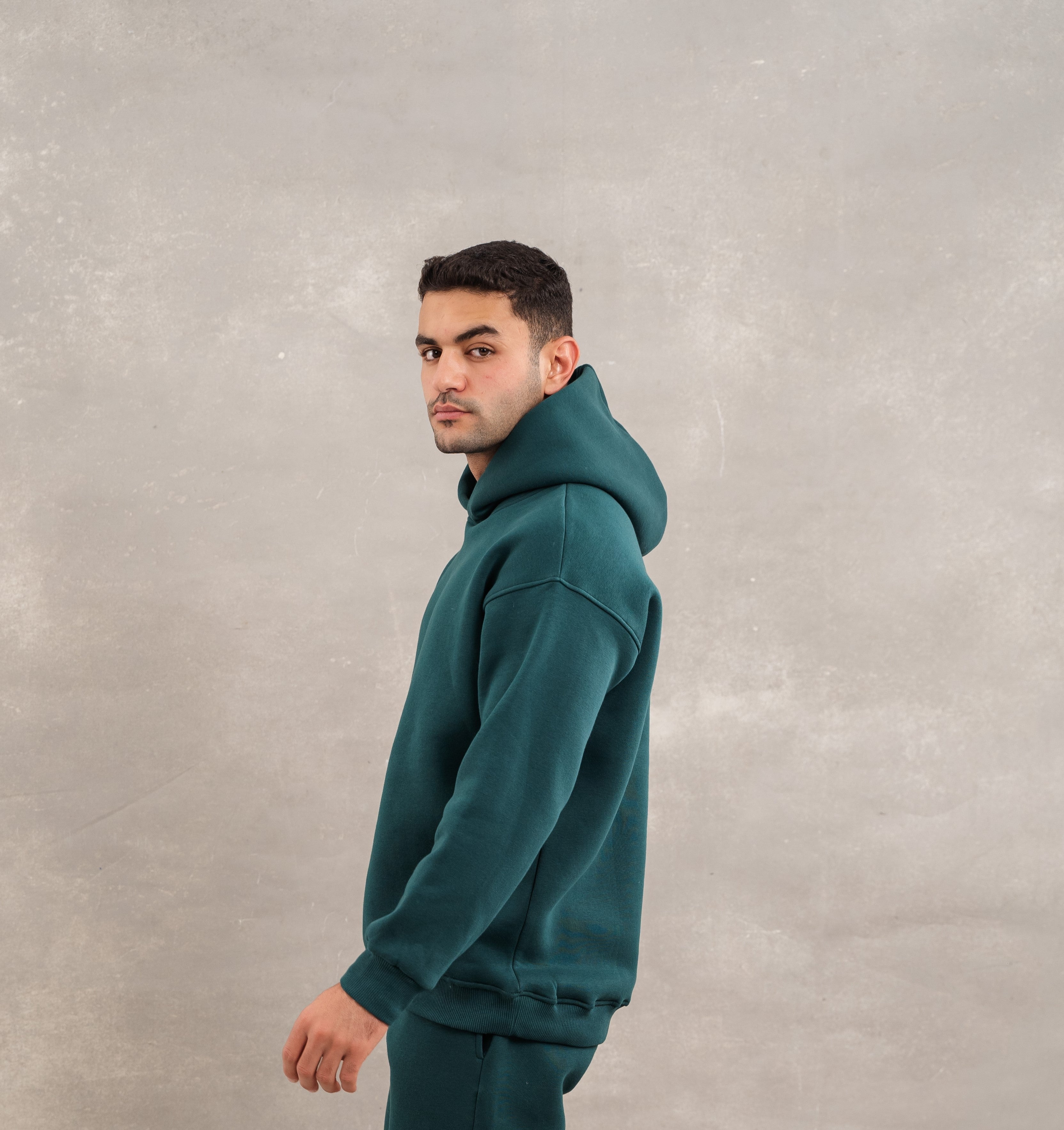 Men Basic Fleece Hoodie