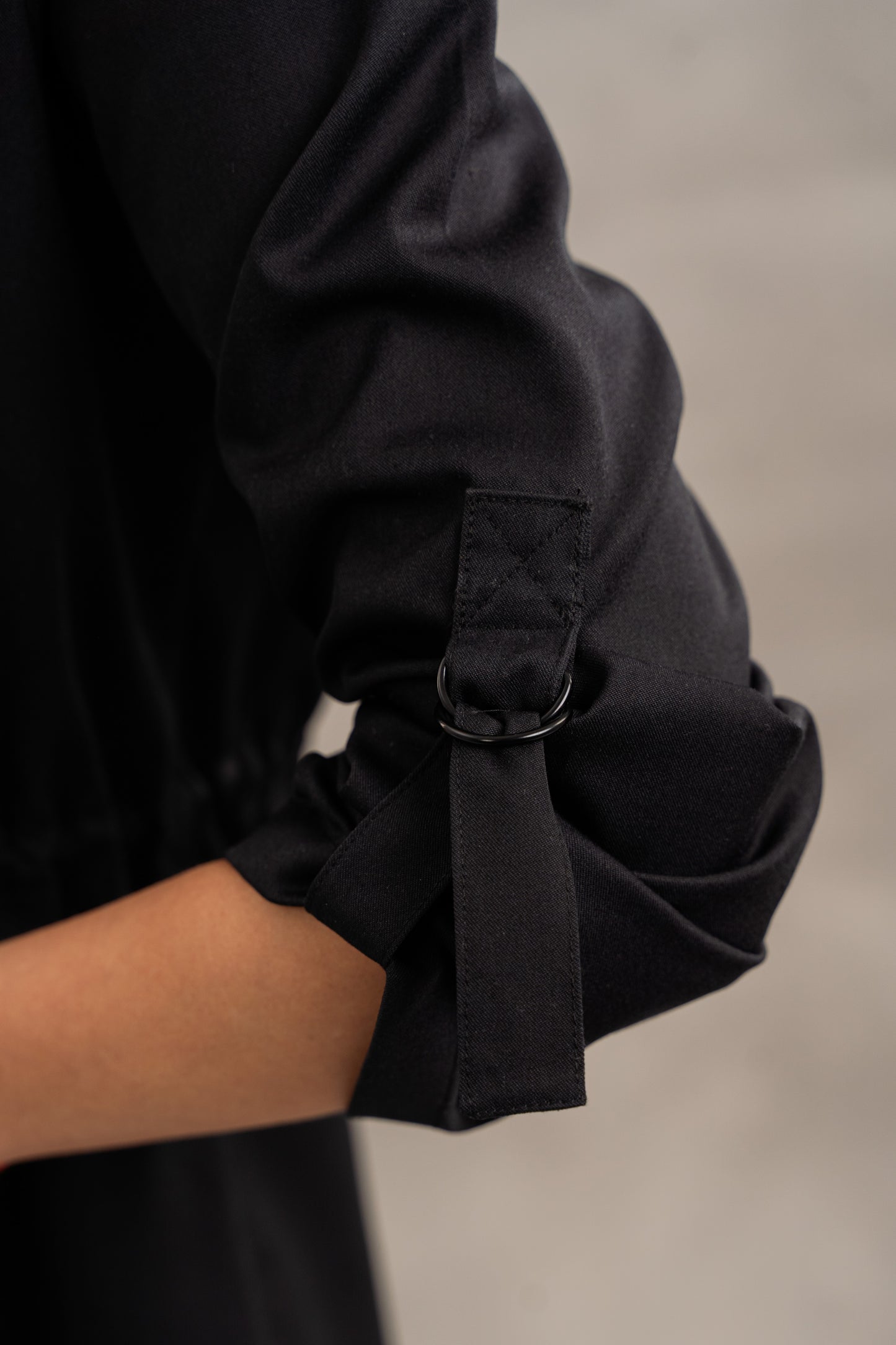 Summer Belted Jacket In Black