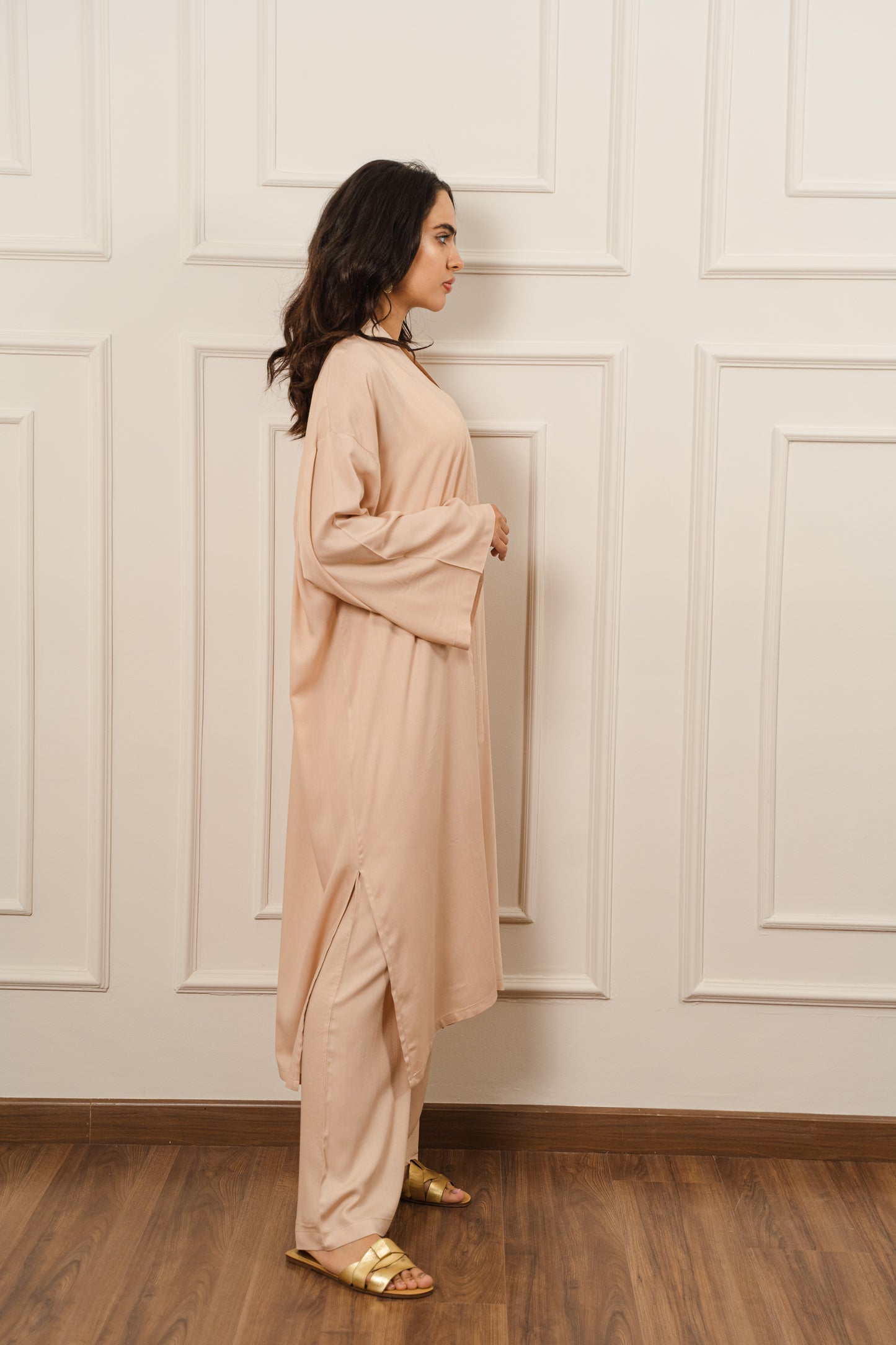 Long Cardigan Set