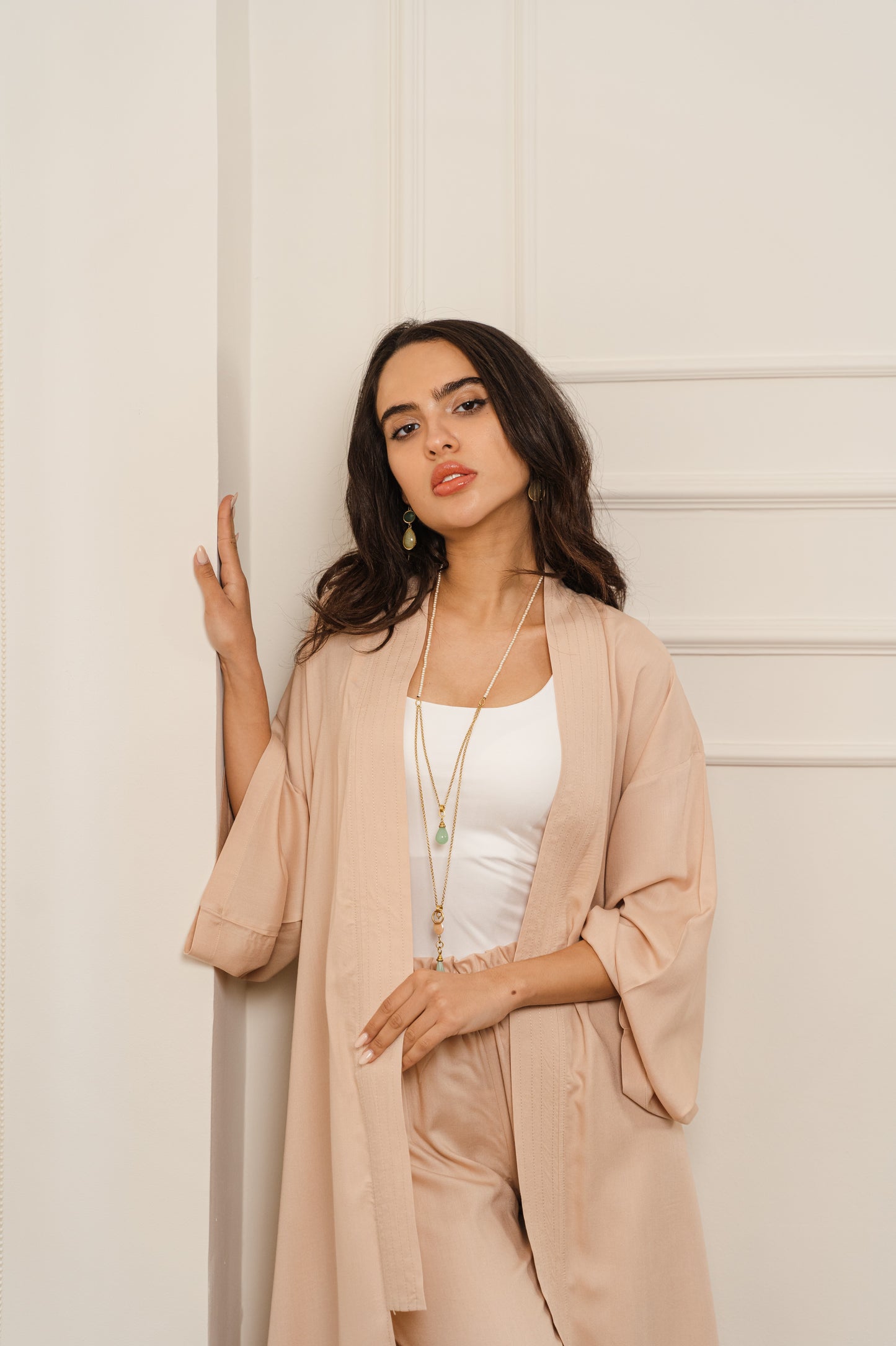 Long Cardigan Set