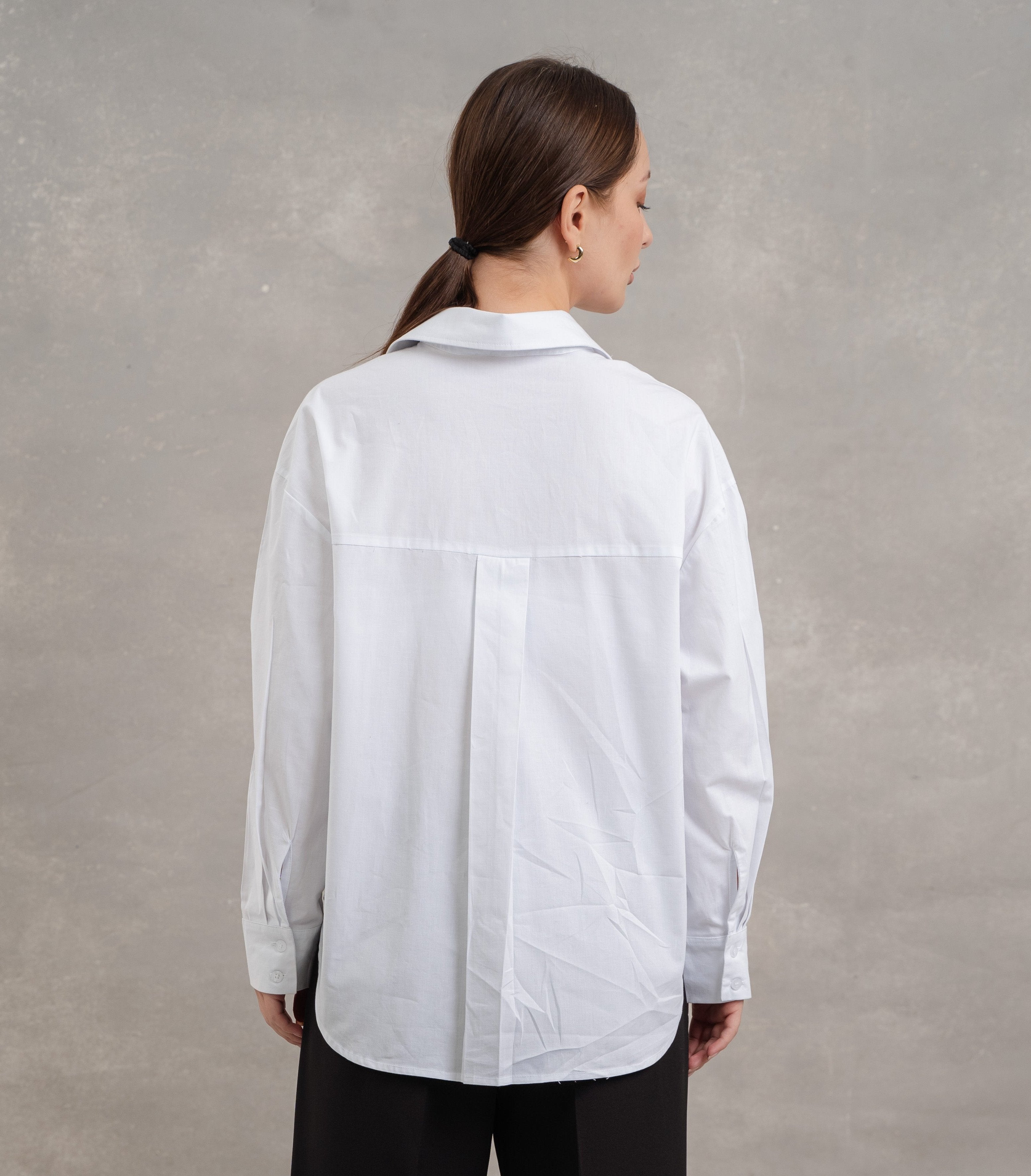 Poplin Shirt In White