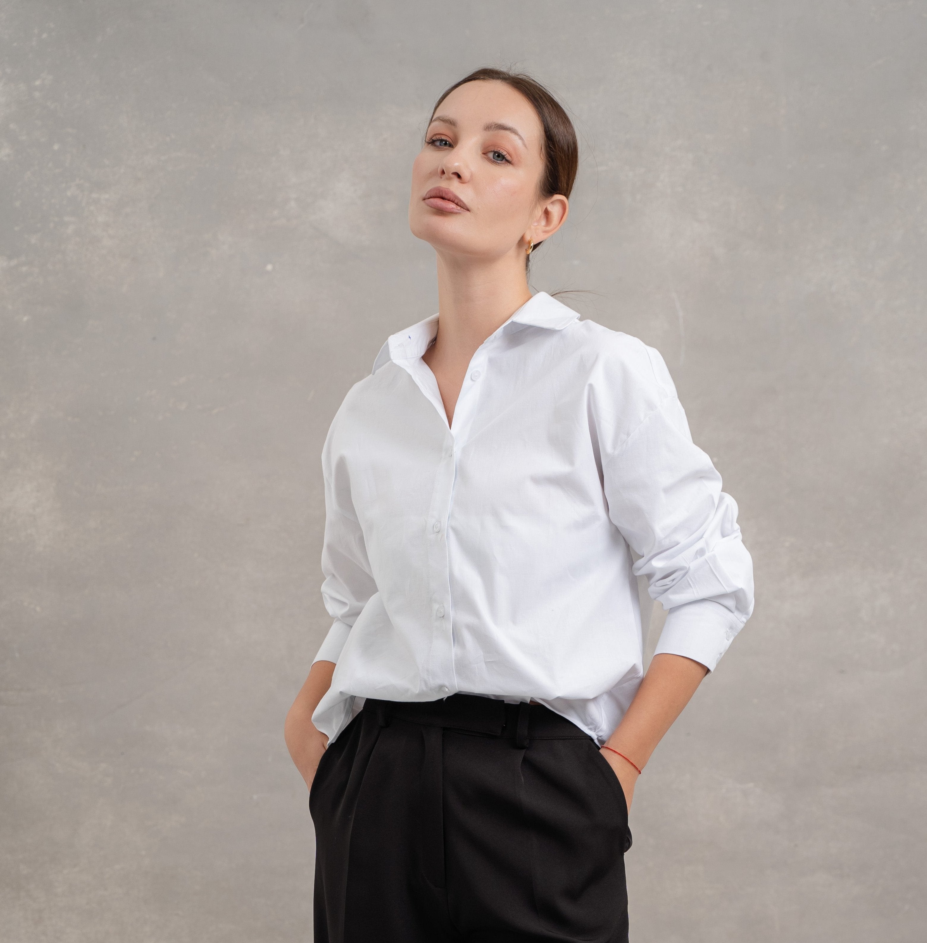 Poplin Shirt In White