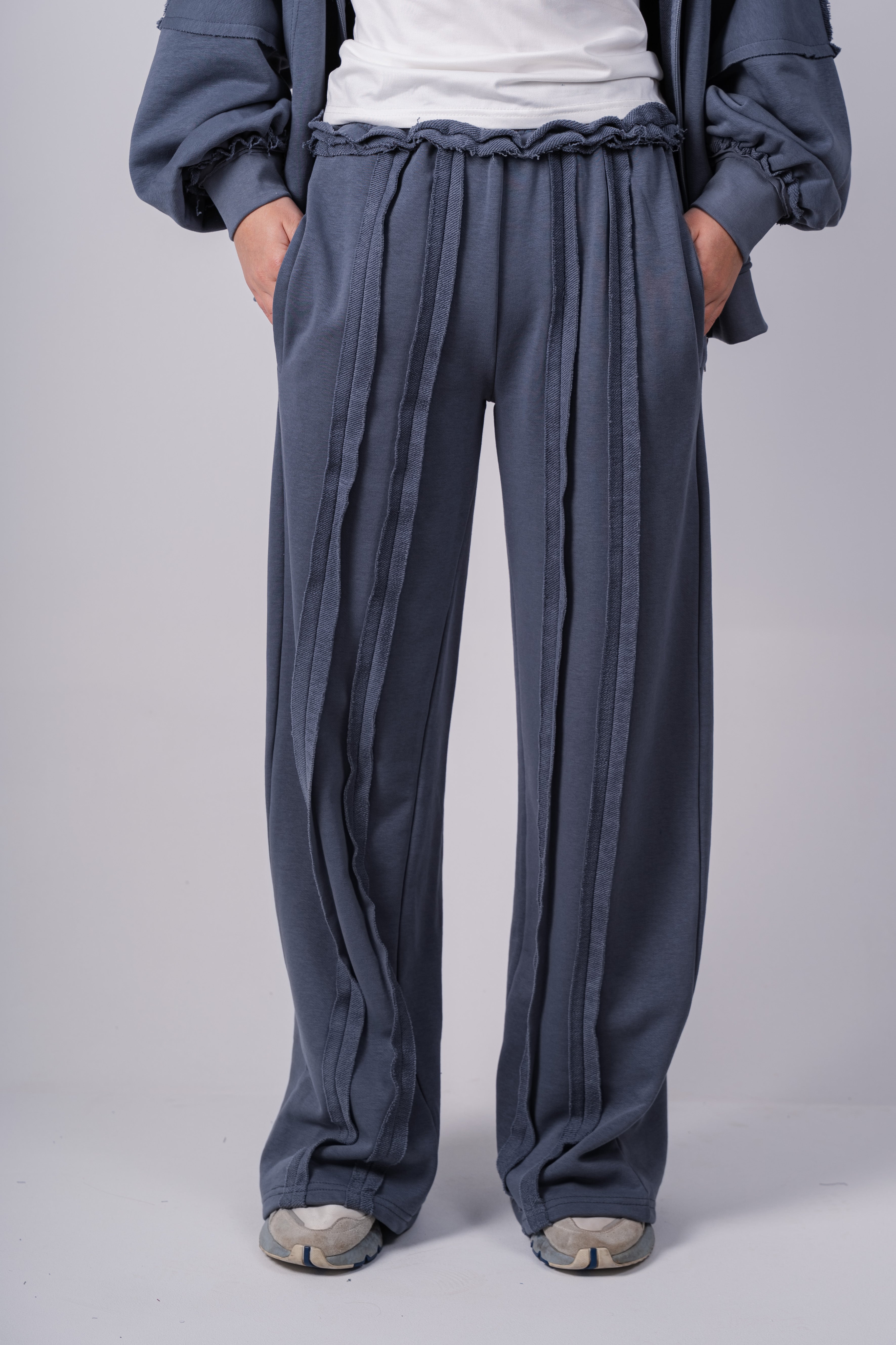 RAW edges jacket set