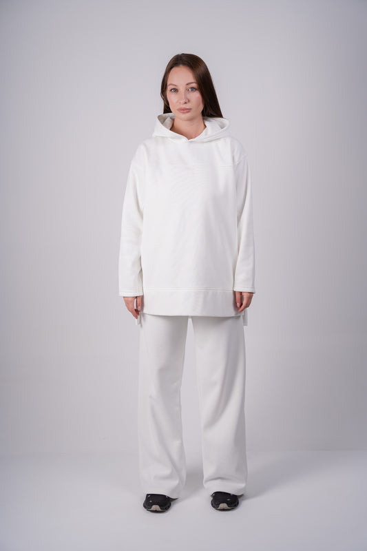 H-p Basic HP Hoodie In White