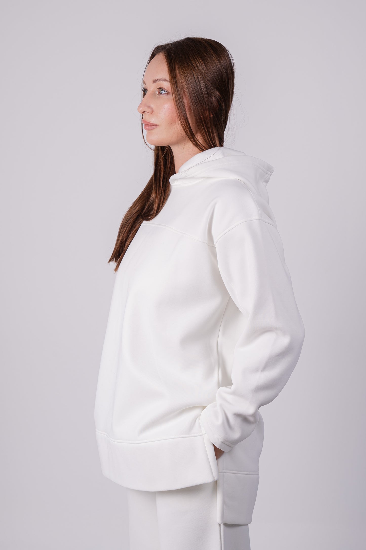 H-p Basic HP Hoodie In White