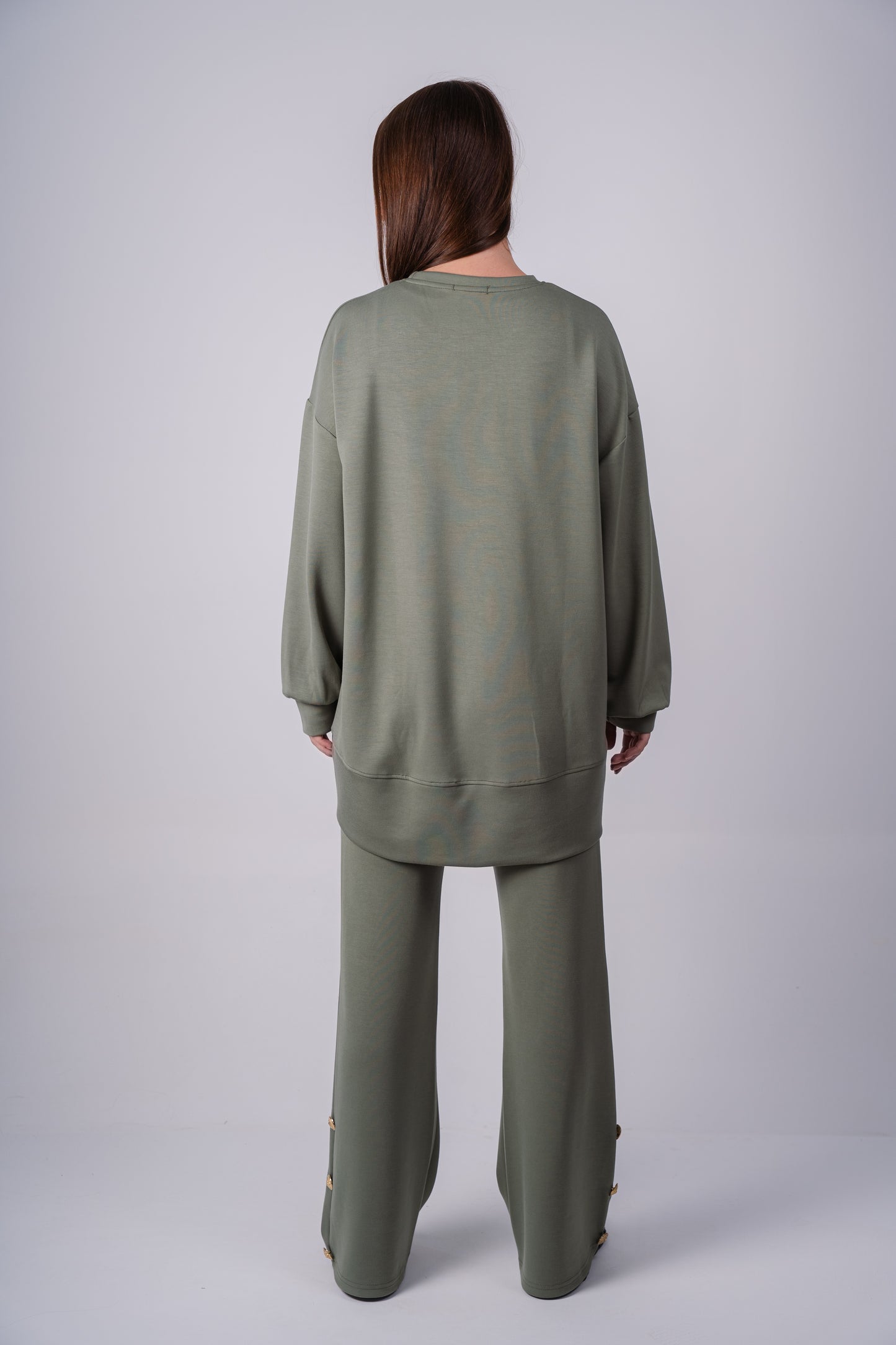 Modal Buttons Set In Olive