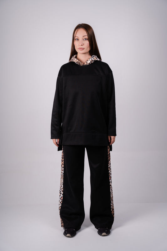 Tiger print hoodie Set