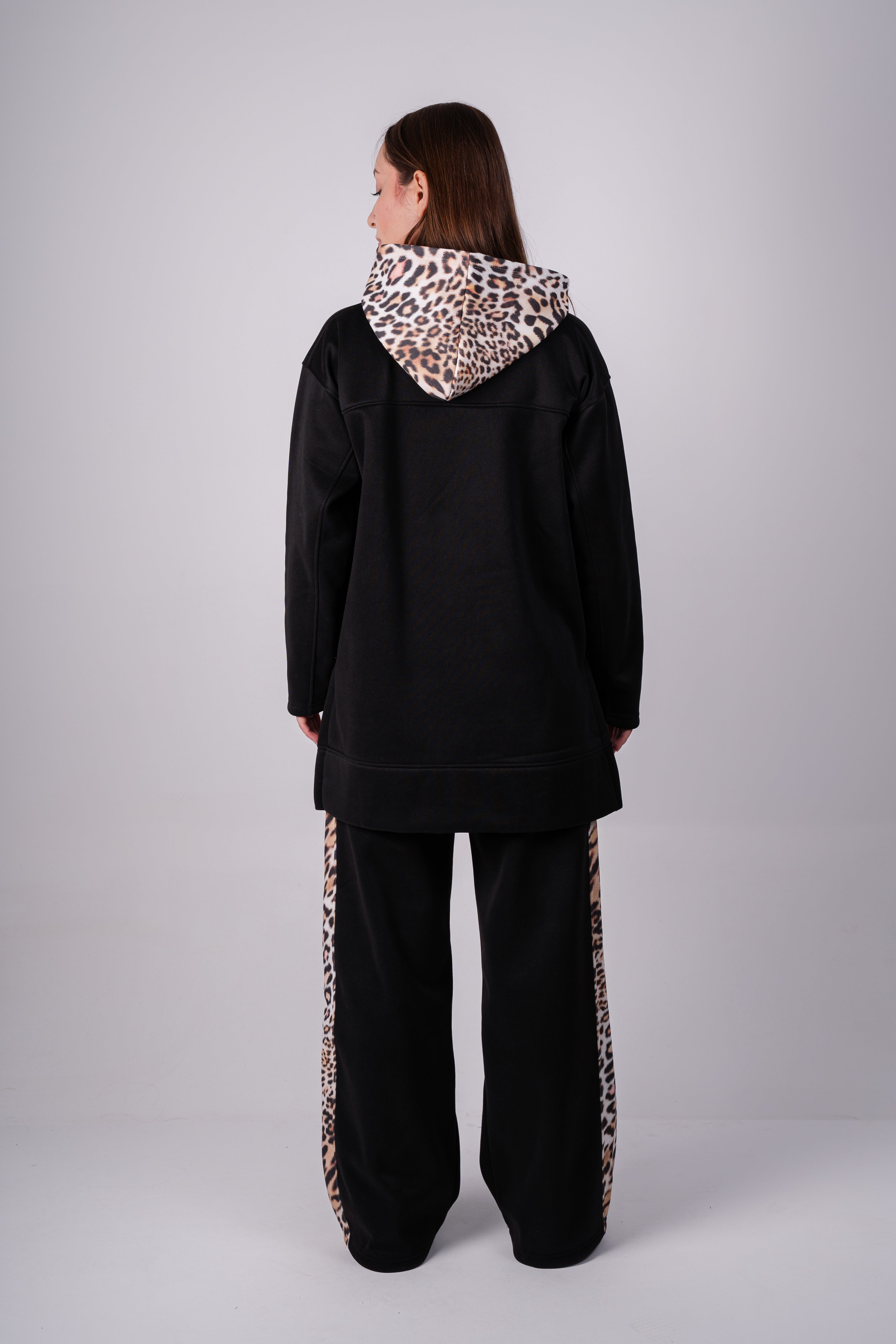 Tiger print hoodie Set