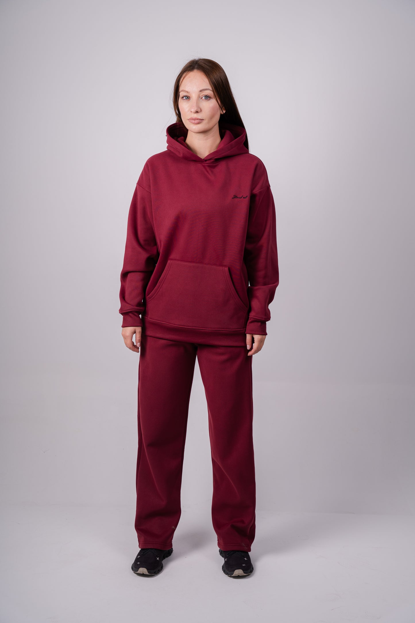 Chill Hoodie set | Burgundy