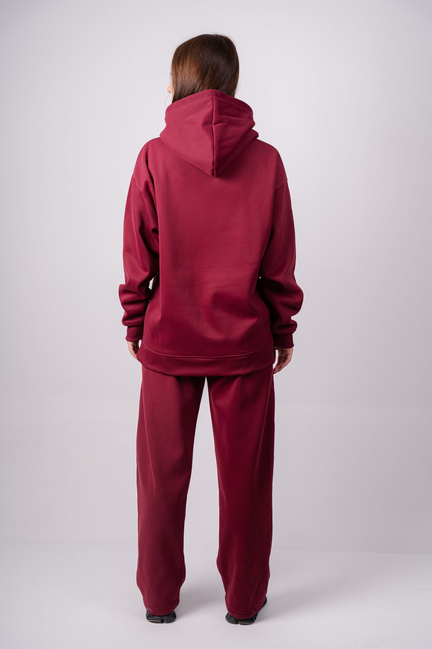 Chill Hoodie set | Burgundy