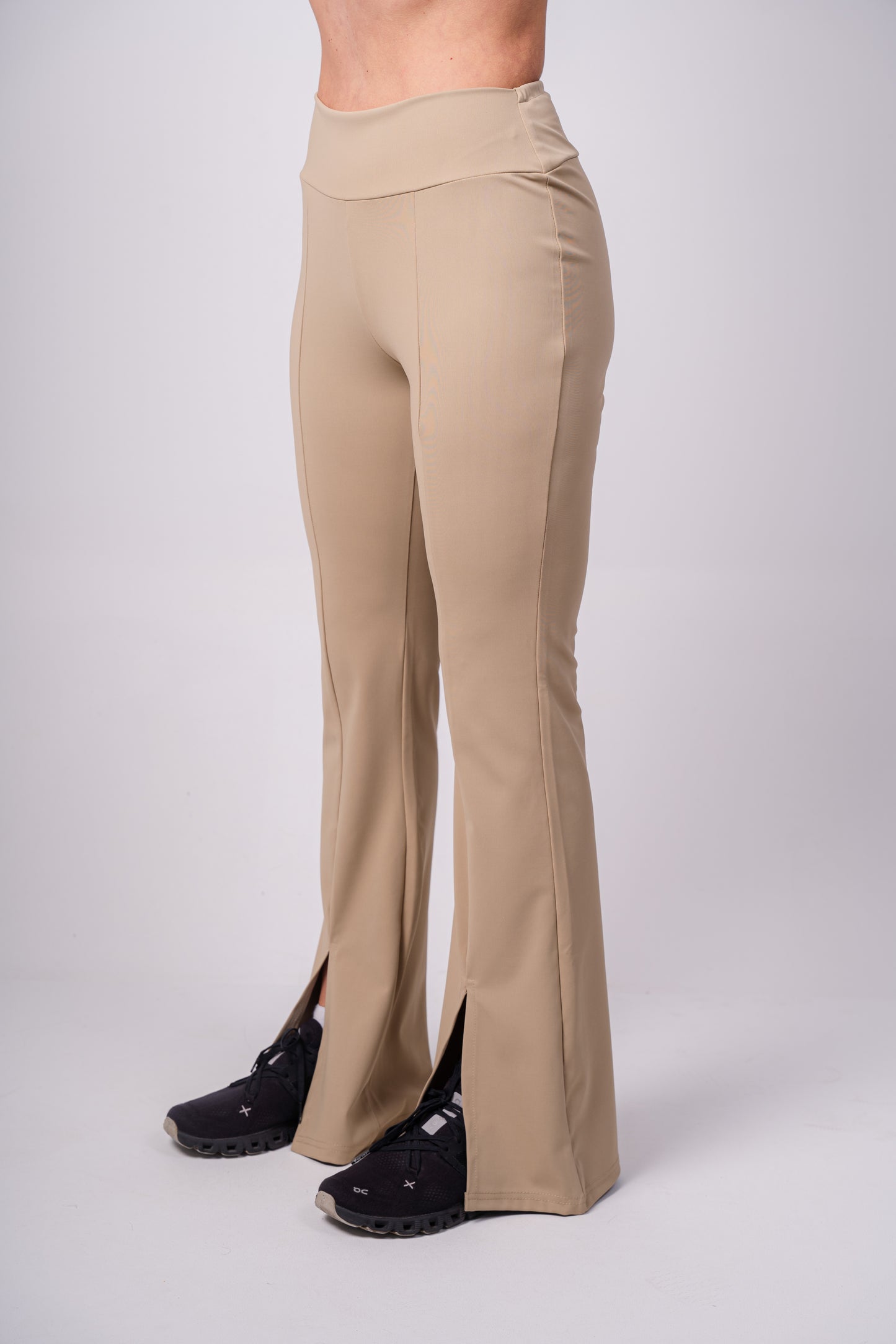 Sporty Flare pants | Beige