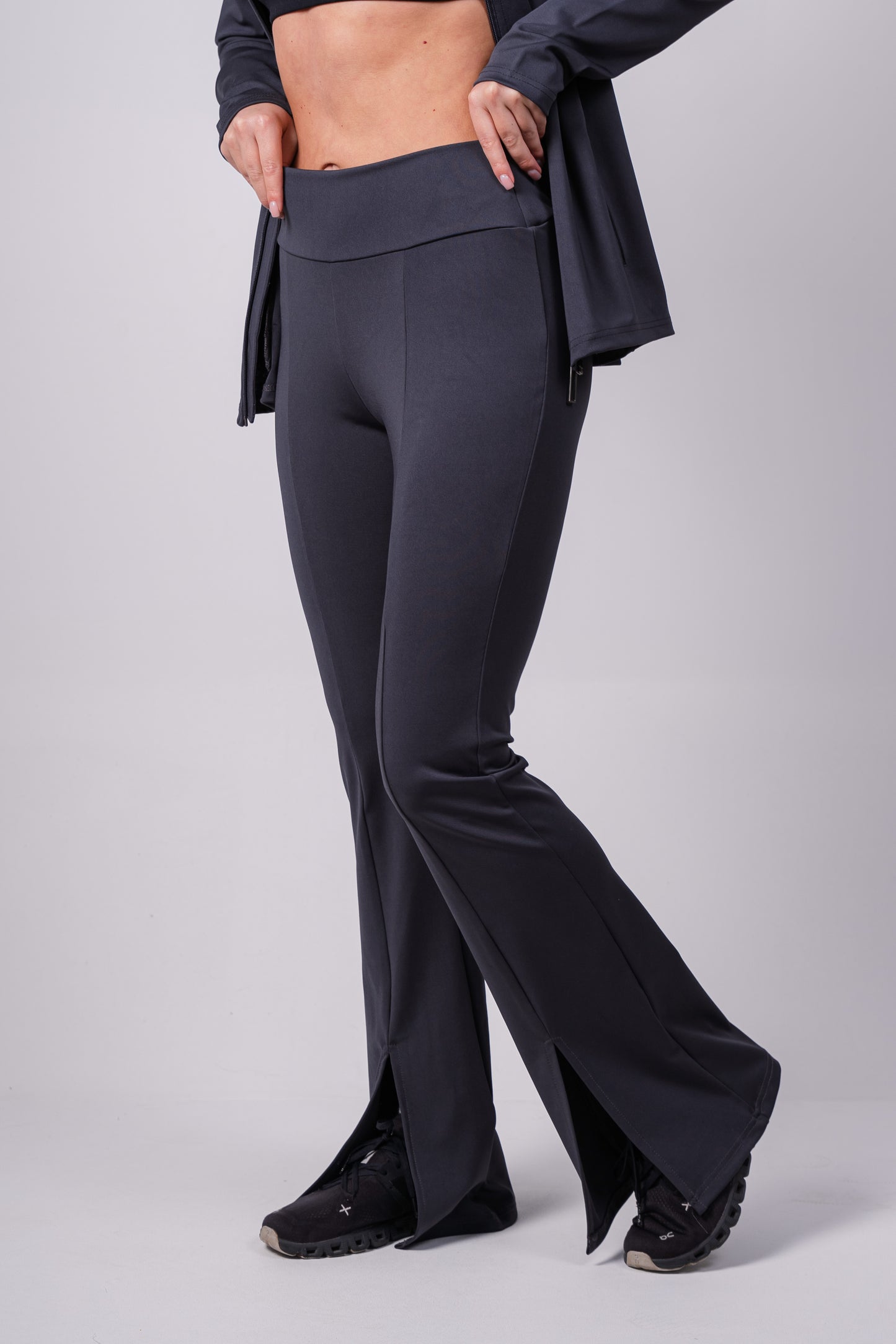 Sporty Flare pants | Grey