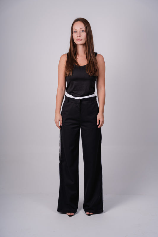 Side Line Trousers | Black